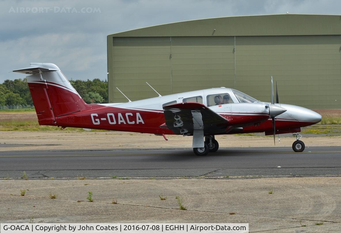 G-OACA, 1979 Piper PA-44-180 Seminole C/N 44-7995202, Taxiing from Airtime