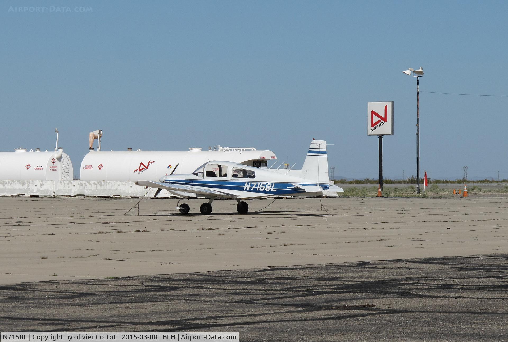 N7158L, 1973 Grumman American AA-5 Traveler C/N AA5-0458, rare little thing...