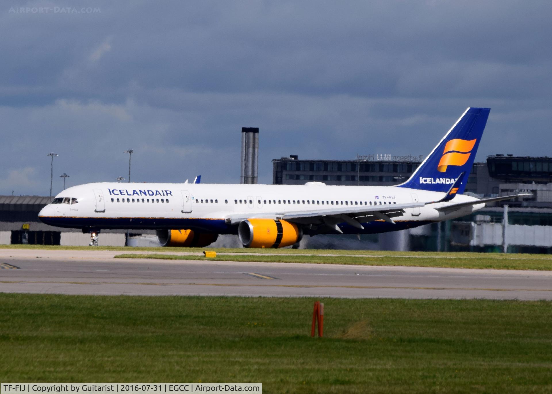 TF-FIJ, 1991 Boeing 757-208 C/N 25085, At Manchester