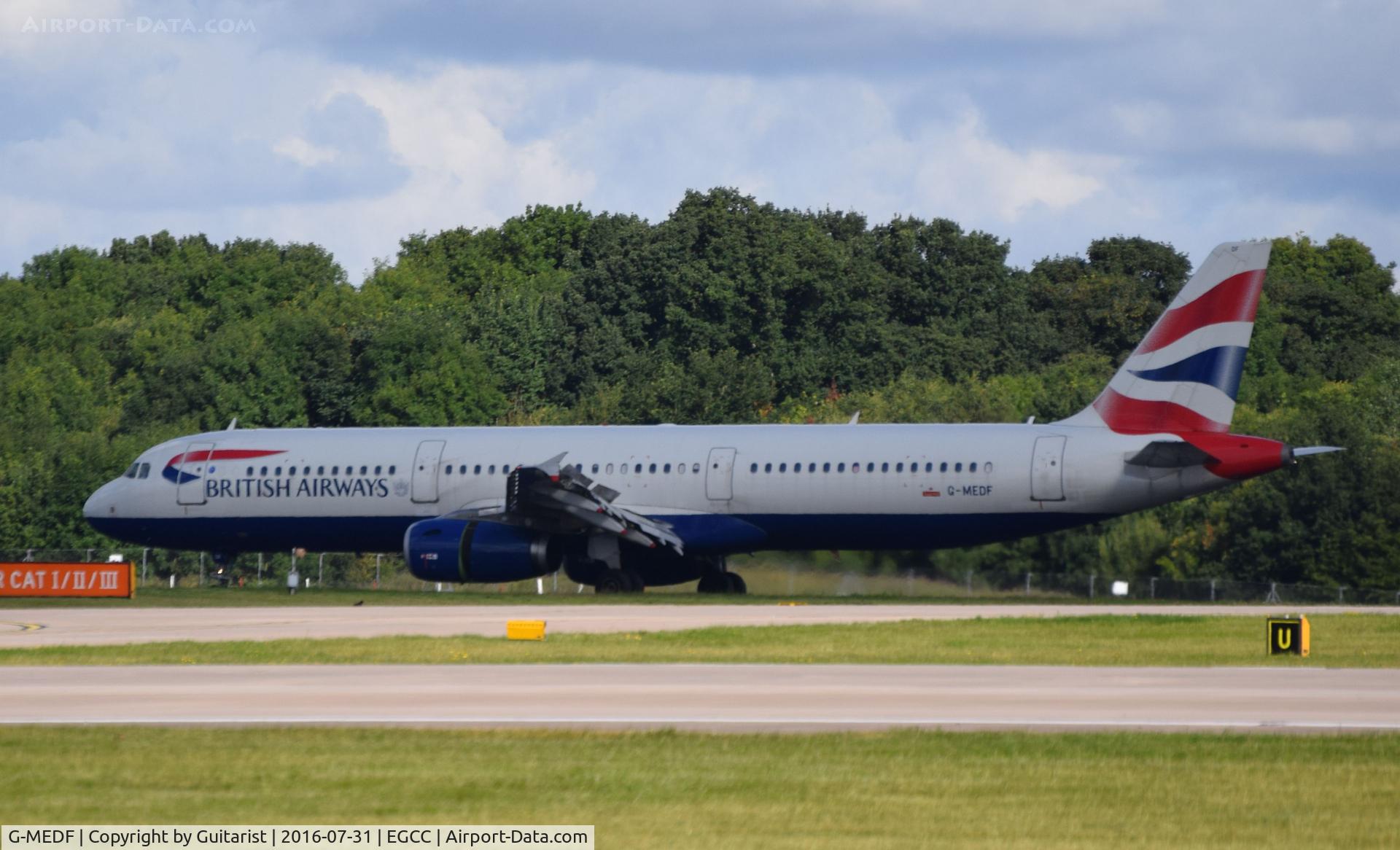 G-MEDF, 2002 Airbus A321-231 C/N 1690, At Manchester