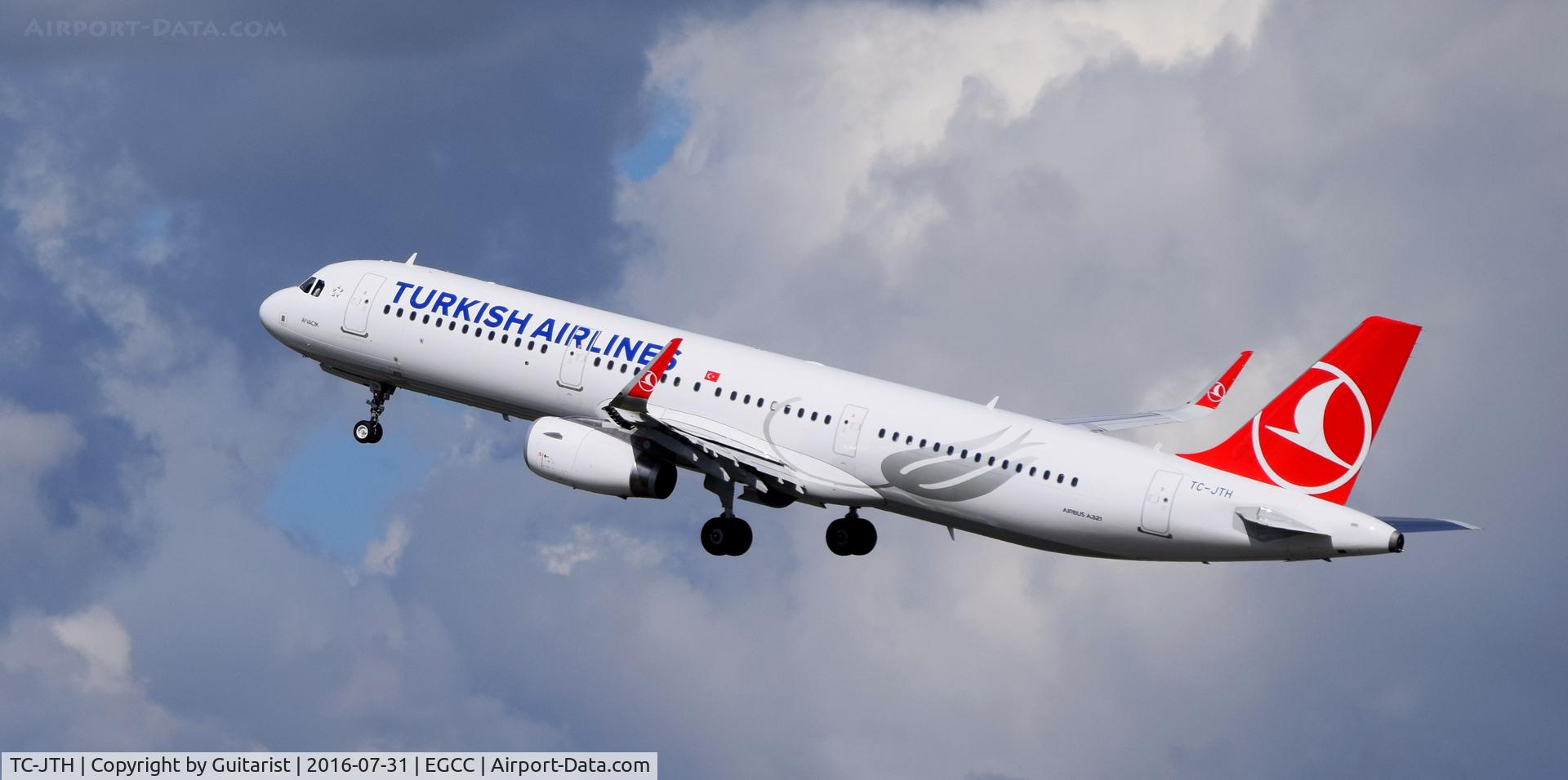 TC-JTH, 2016 Airbus A321-231 C/N 7029, At Manchester