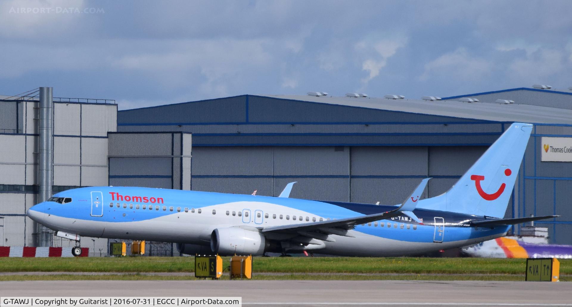 G-TAWJ, 2012 Boeing 737-8K5 C/N 38108, At Manchester
