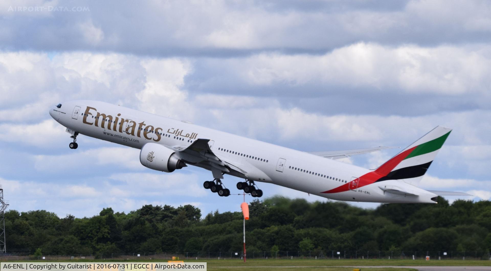 A6-ENL, 2013 Boeing 777-31H/ER C/N 41370, At Manchester