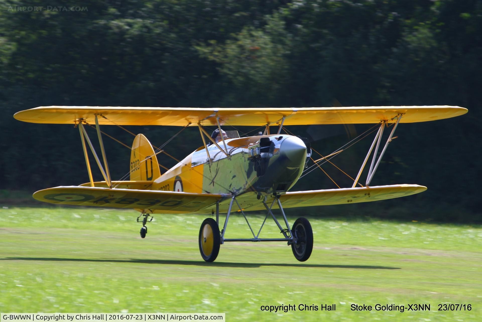 G-BWWN, 1998 Isaacs Fury II C/N PFA 011-10957, Stoke Golding Stakeout 2016
