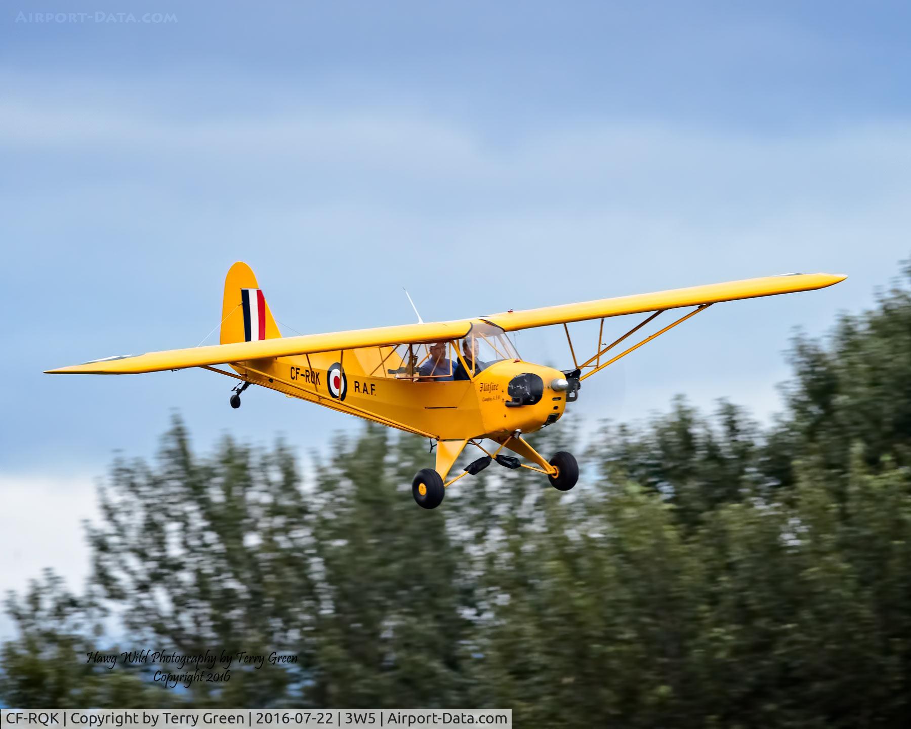 CF-RQK, 1939 Piper JCC-65, 2016 North Cascades Vintage Aircraft Museum Fly-In