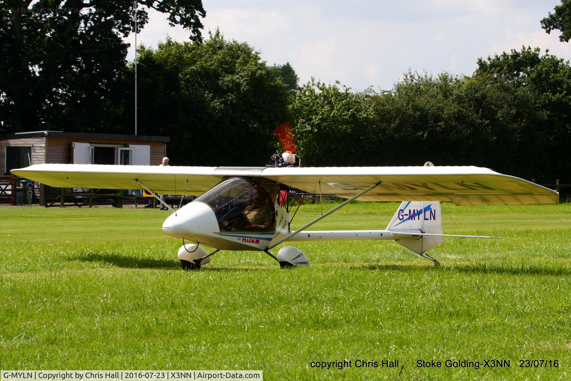 G-MYLN, 1994 Kolb Twinstar Mk III C/N PFA 205-12430, Stoke Golding Stakeout 2016