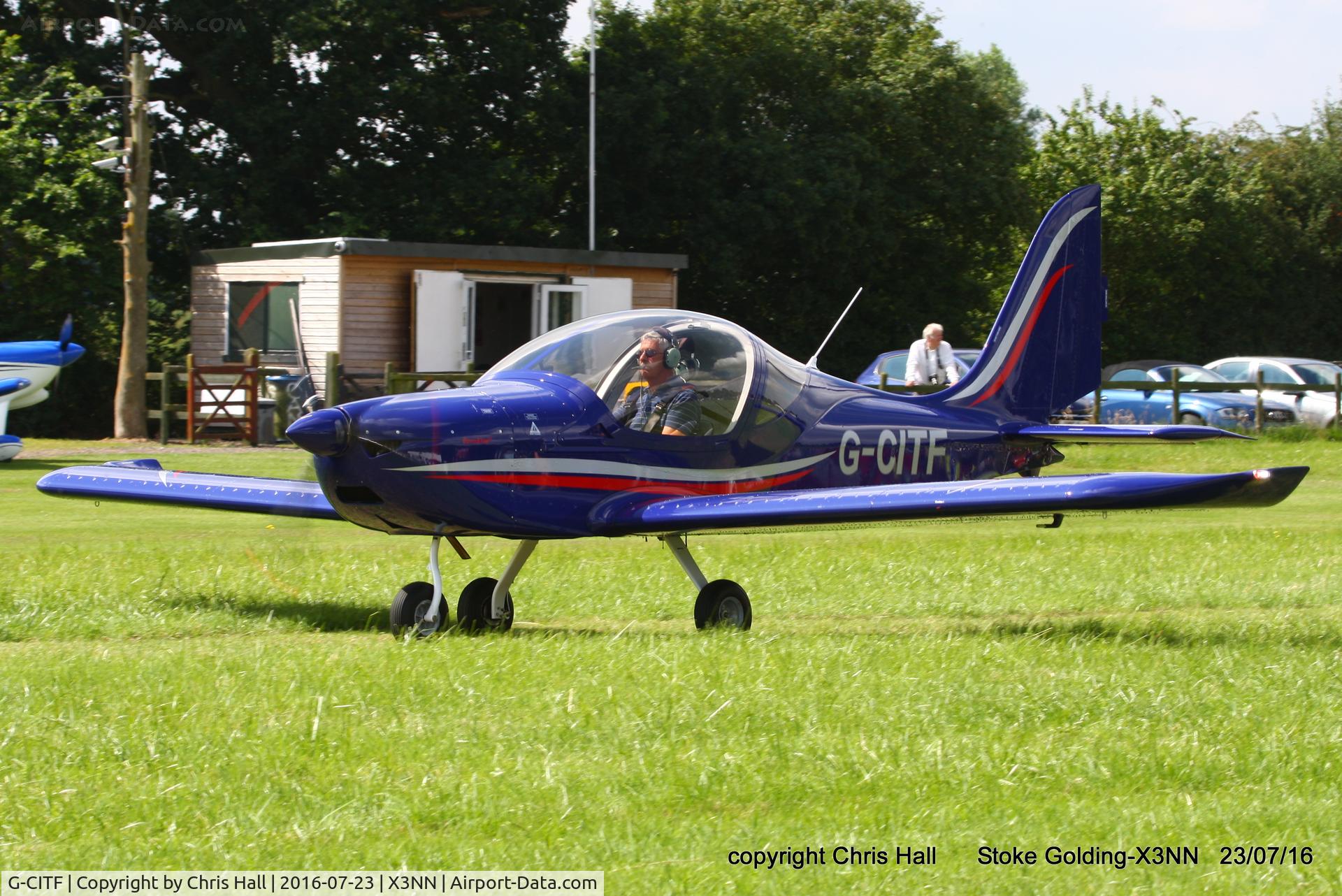 G-CITF, 2015 Evektor EV-97 Eurostar SL C/N 2015-4223, Stoke Golding Stakeout 2016