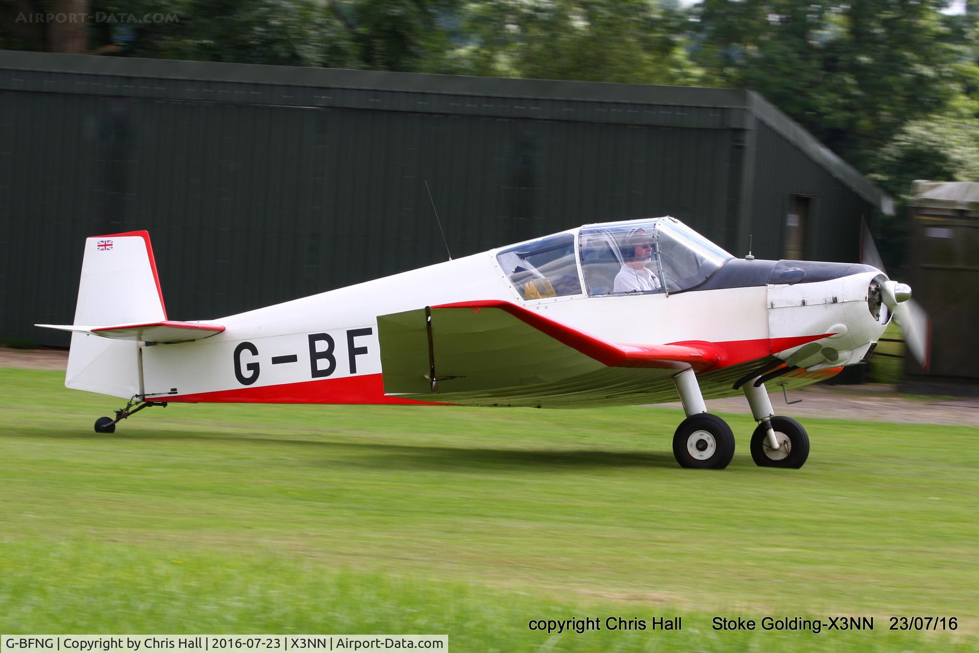 G-BFNG, 1966 Jodel D-112 C/N 1321, Stoke Golding Stakeout 2016