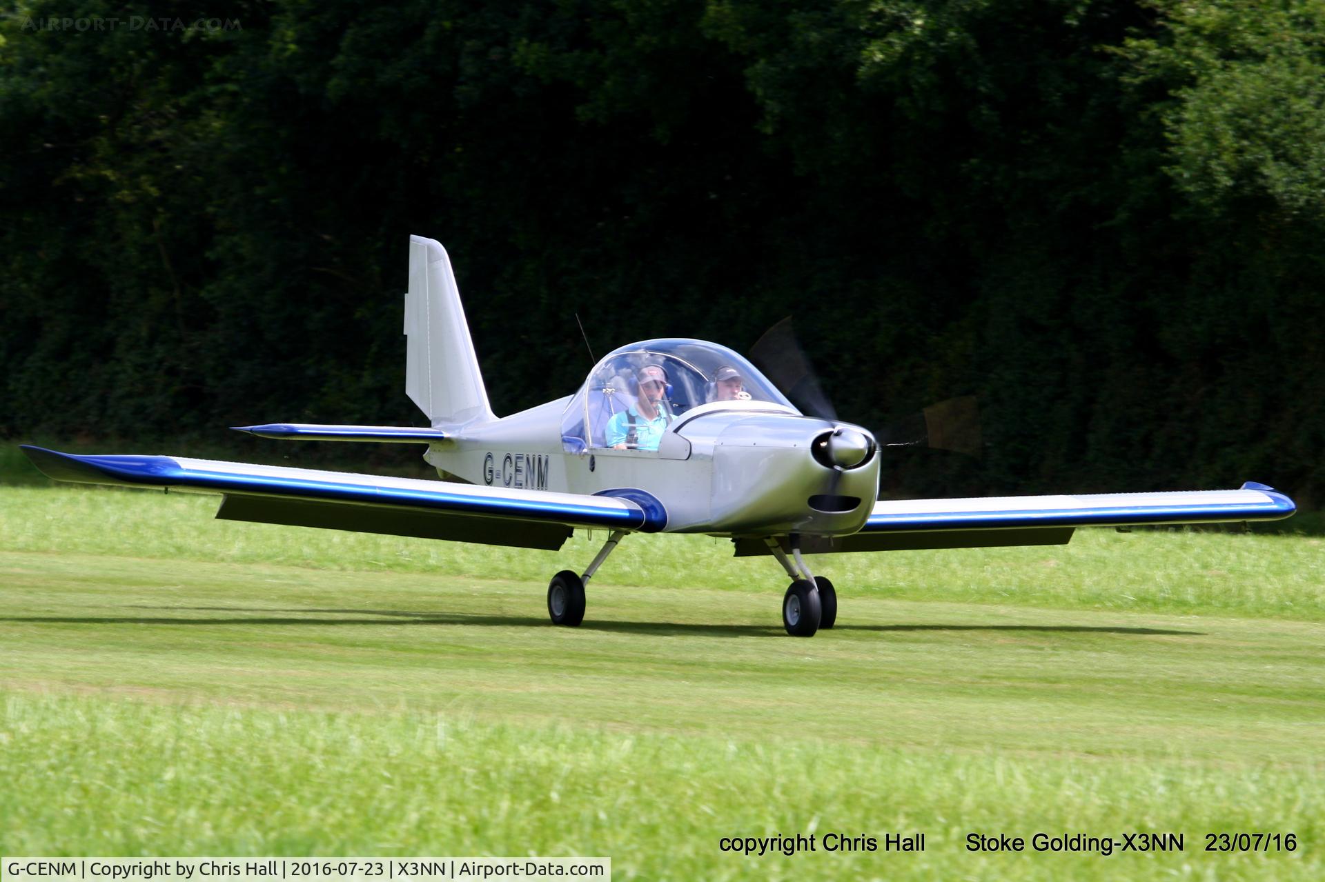 G-CENM, 2007 Aerotechnik EV-97 Eurostar C/N PFA 315-14247, Stoke Golding Stakeout 2016