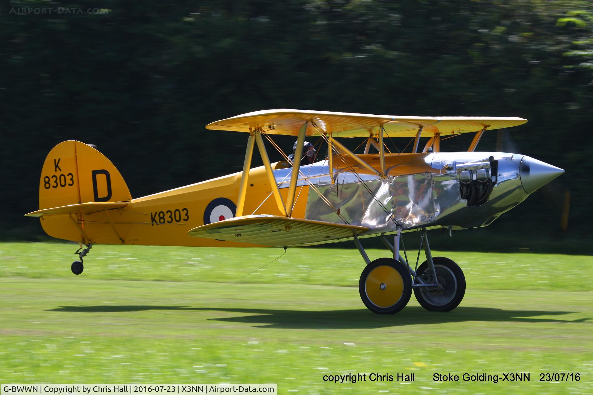 G-BWWN, 1998 Isaacs Fury II C/N PFA 011-10957, Stoke Golding Stakeout 2016