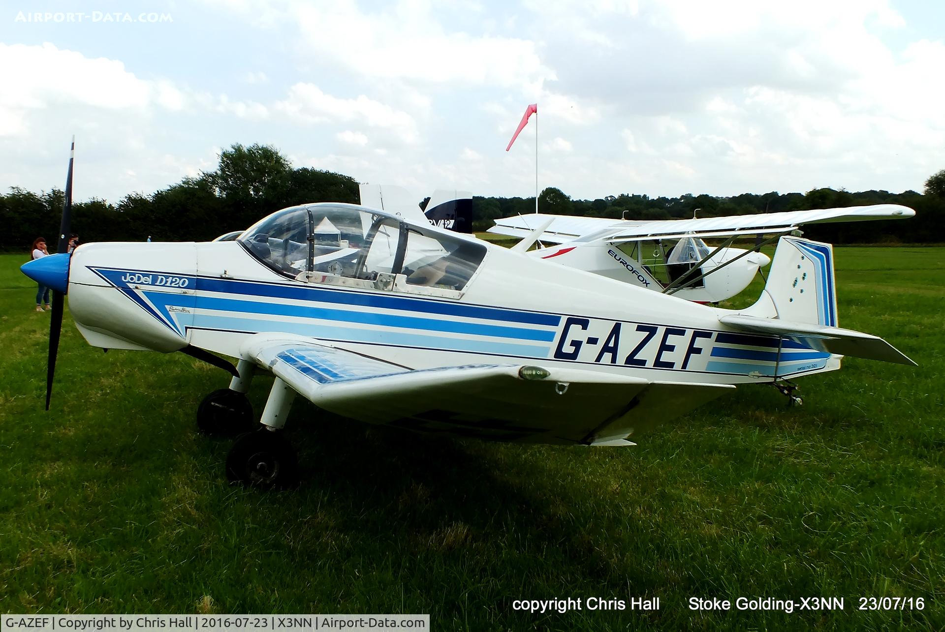 G-AZEF, 1966 Wassmer (Jodel) D-120 Paris-Nice C/N 321, Stoke Golding Stakeout 2016