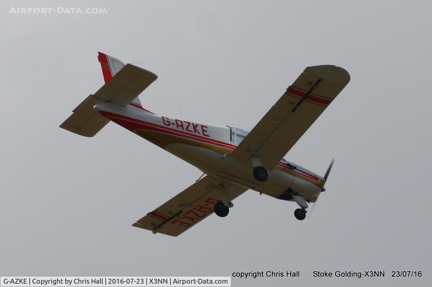 G-AZKE, 1972 Socata MS-880B Rallye Club C/N 1950, Stoke Golding Stakeout 2016