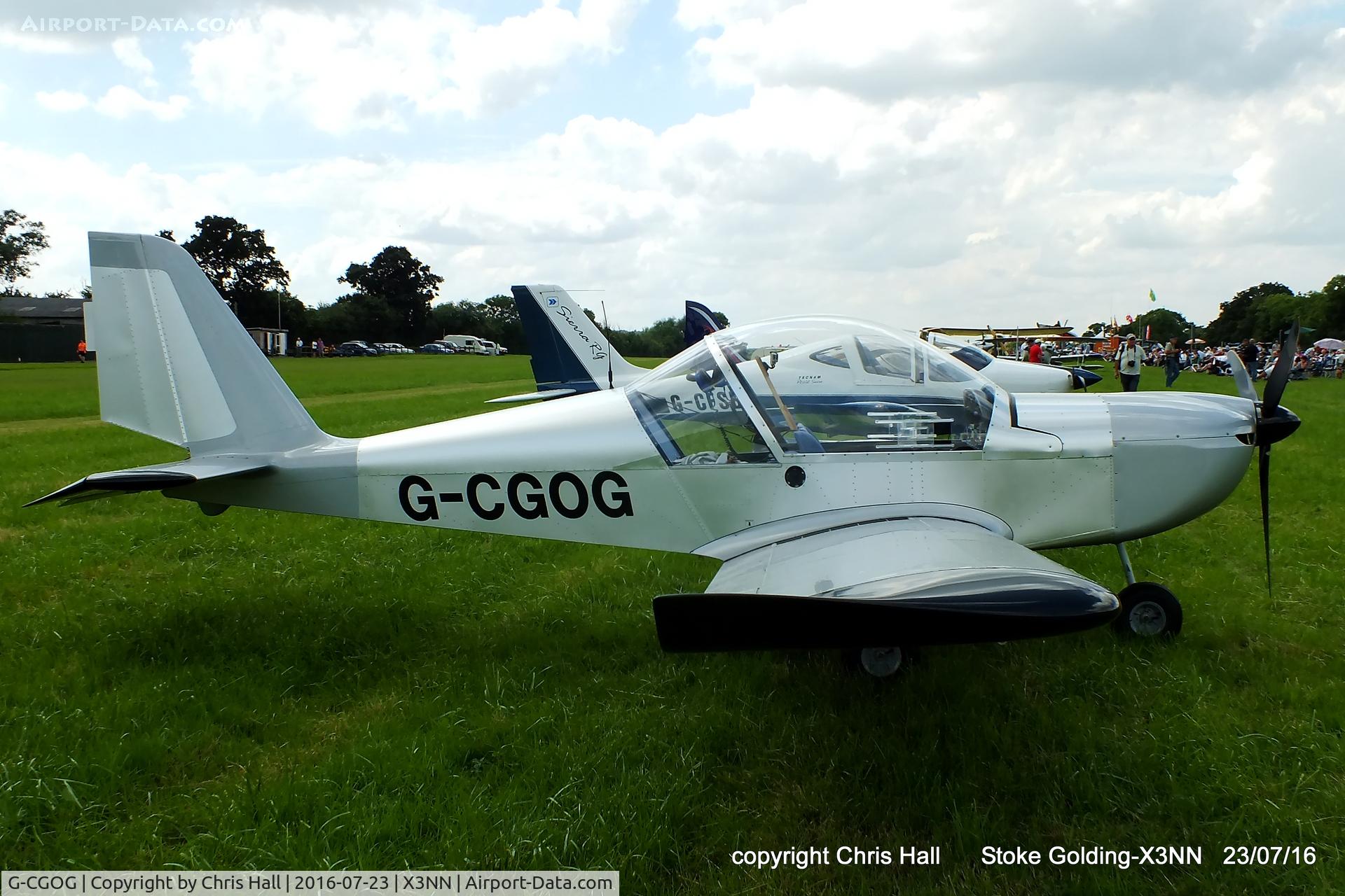 G-CGOG, 2010 Aerotechnik EV-97A Eurostar C/N LAA 315A-14980, Stoke Golding Stakeout 2016