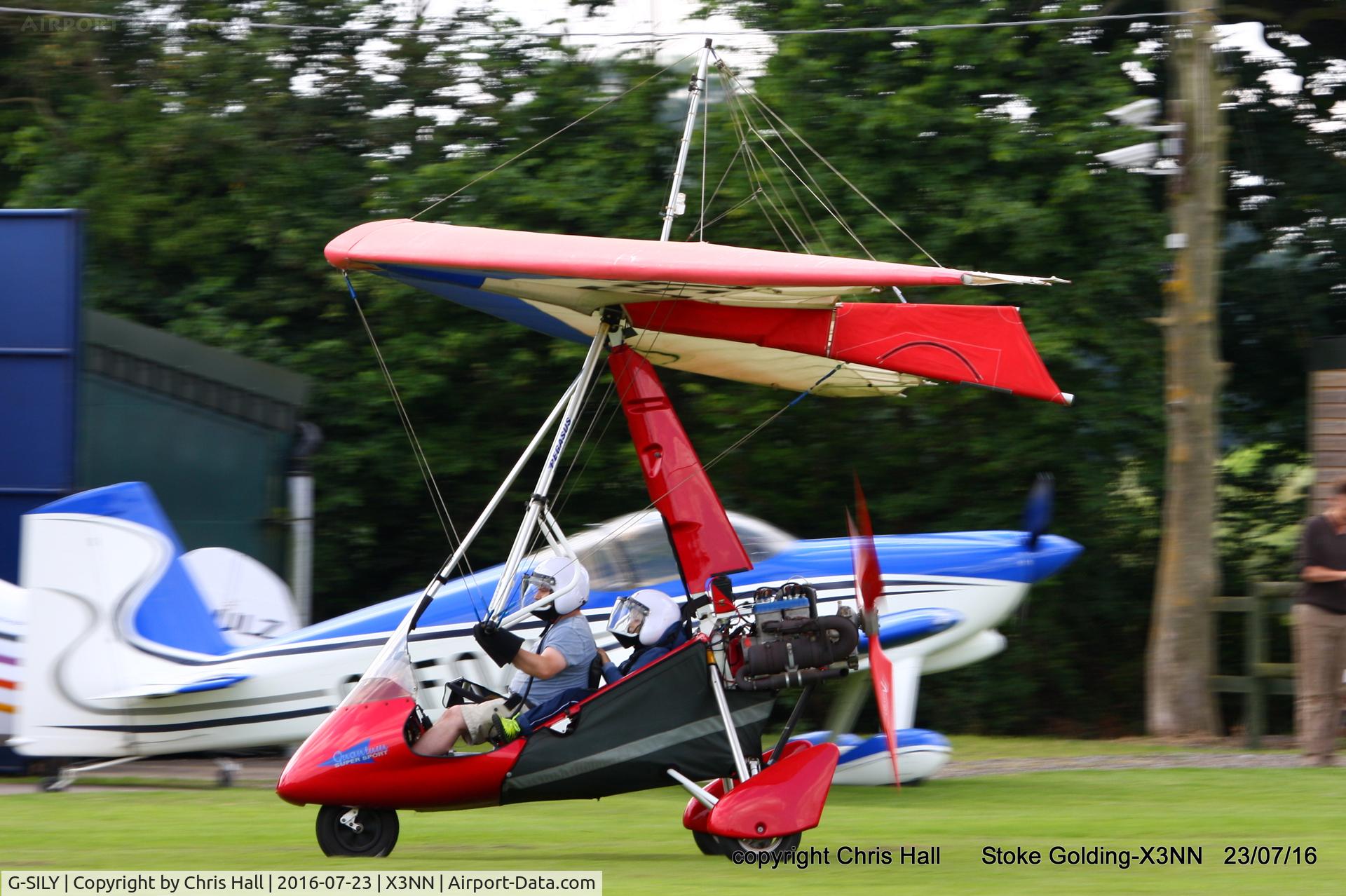 G-SILY, 2004 Mainair Pegasus Quantum 15 C/N 8074, Stoke Golding Stakeout 2016