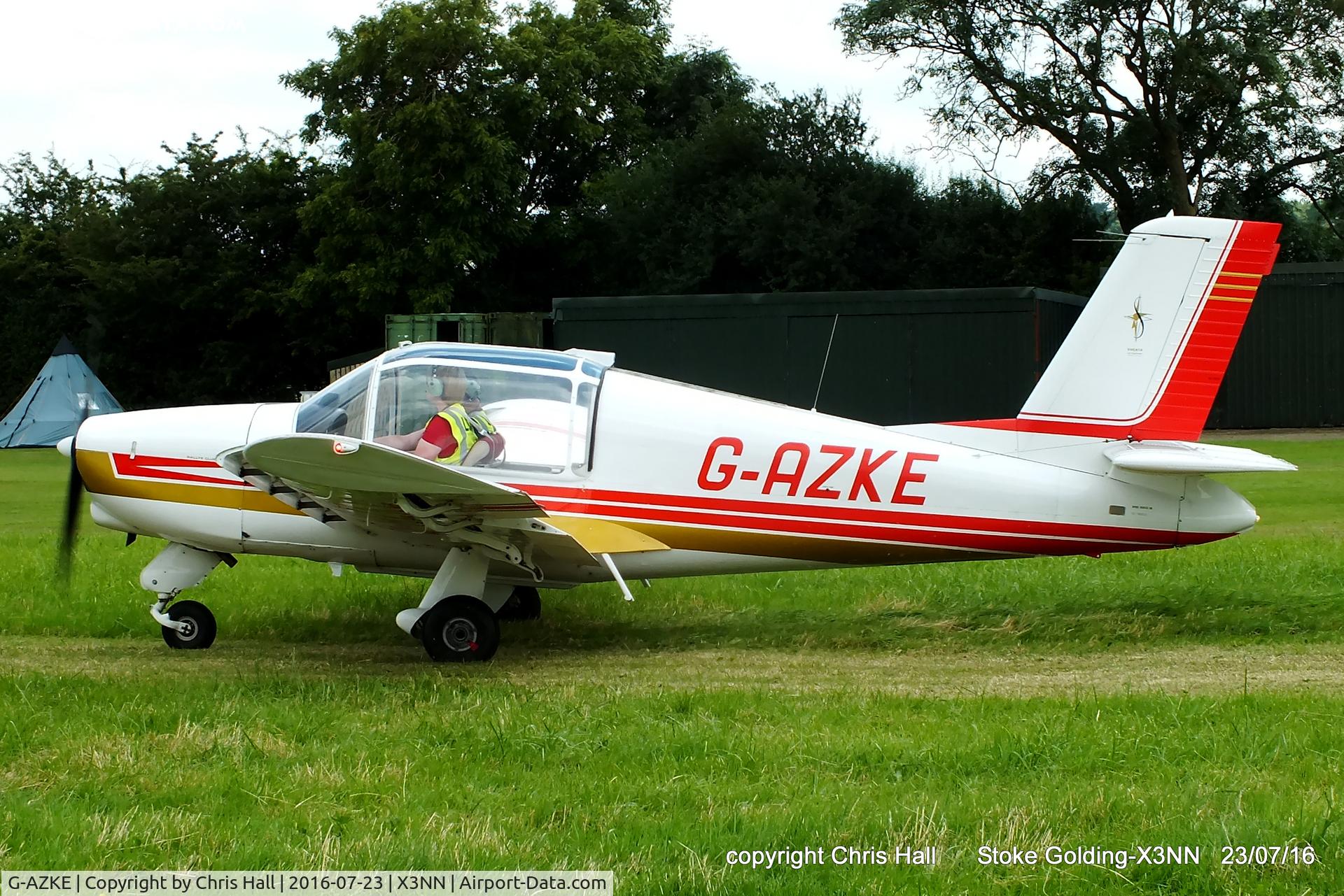 G-AZKE, 1972 Socata MS-880B Rallye Club C/N 1950, Stoke Golding Stakeout 2016