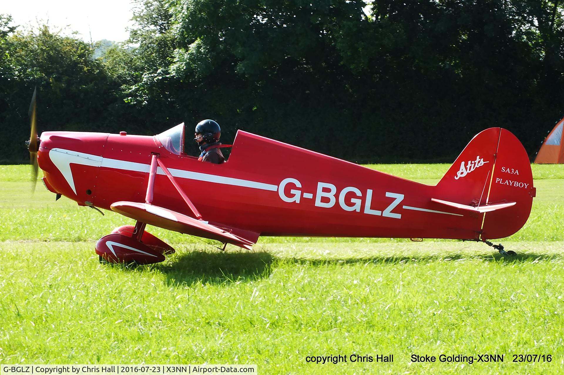 G-BGLZ, 1973 Stits SA-3A Playboy C/N 71-100, Stoke Golding Stakeout 2016