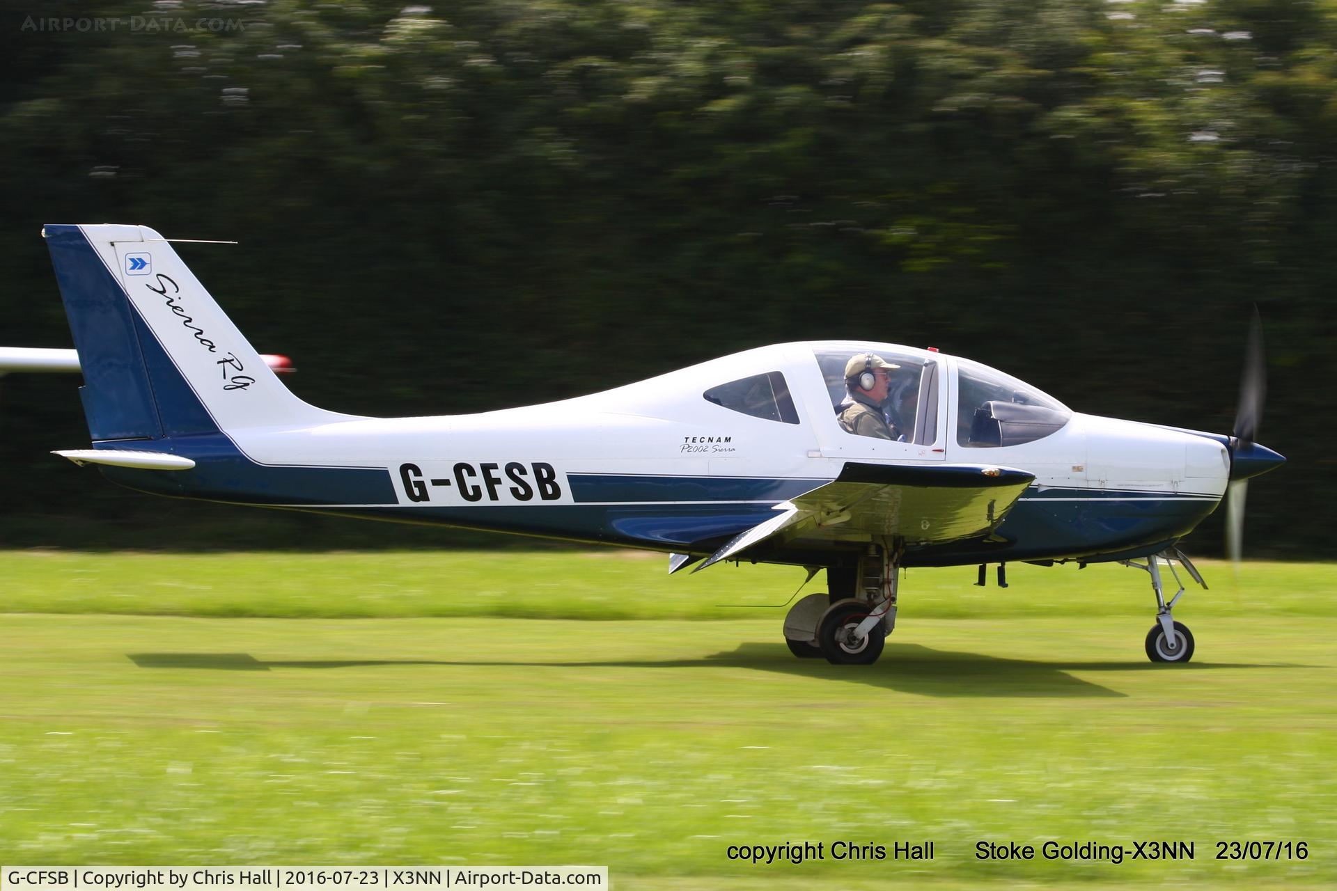 G-CFSB, 2008 Tecnam P-2002RG Sierra C/N LAA 333A-14864, Stoke Golding Stakeout 2016