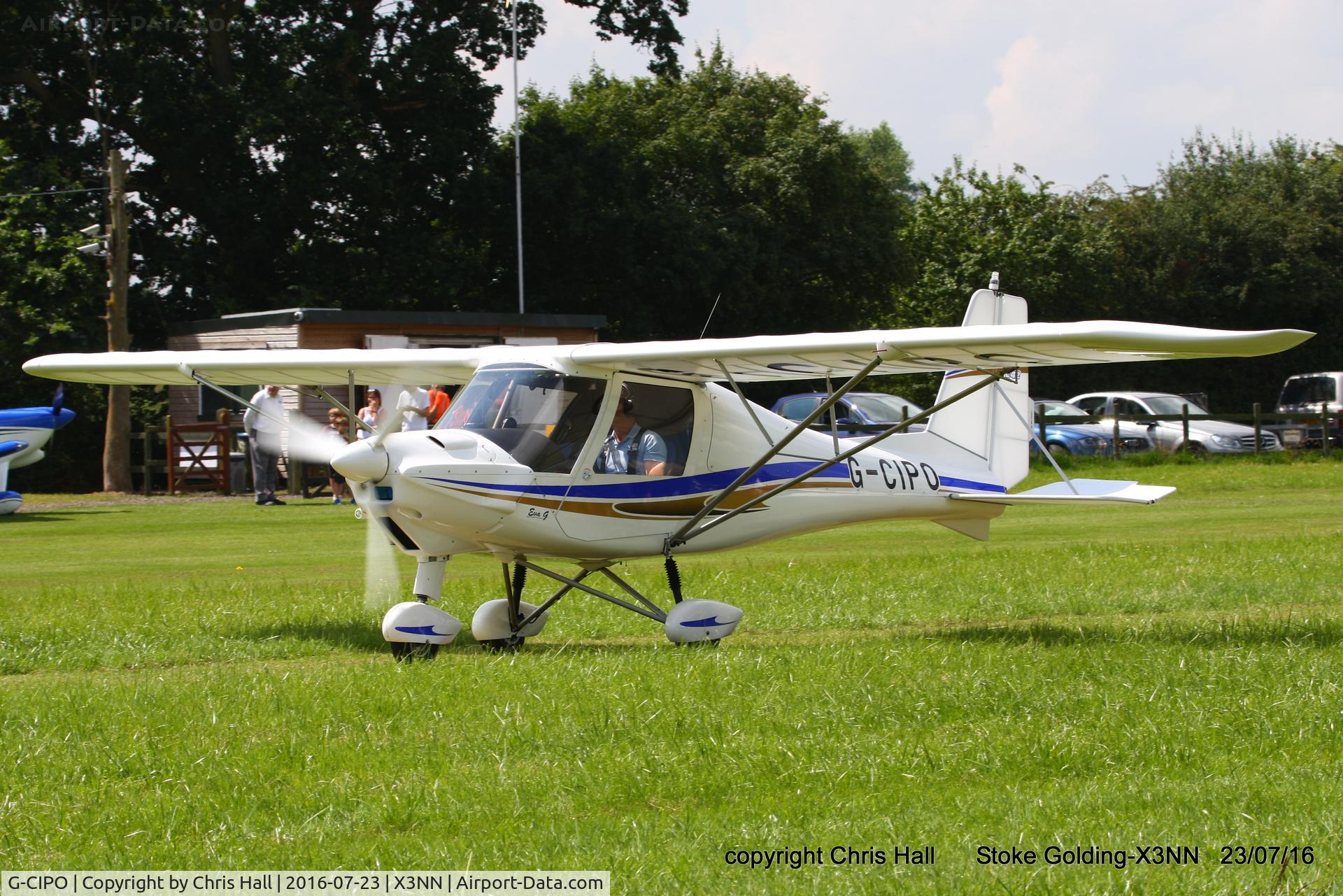 G-CIPO, 2015 Comco Ikarus C42 FB80 Bravo C/N 1503-7368, Stoke Golding Stakeout 2016