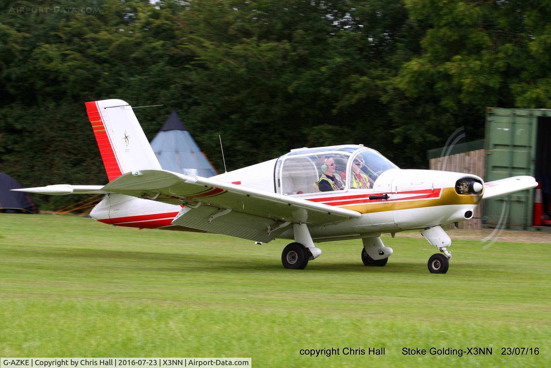 G-AZKE, 1972 Socata MS-880B Rallye Club C/N 1950, Stoke Golding Stakeout 2016