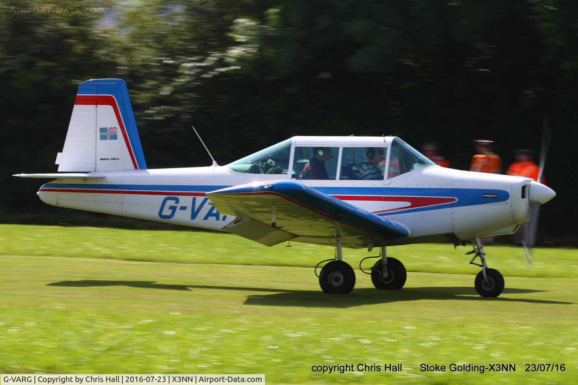 G-VARG, 1980 Varga 2150A Kachina C/N VAC-157-80, Stoke Golding Stakeout 2016