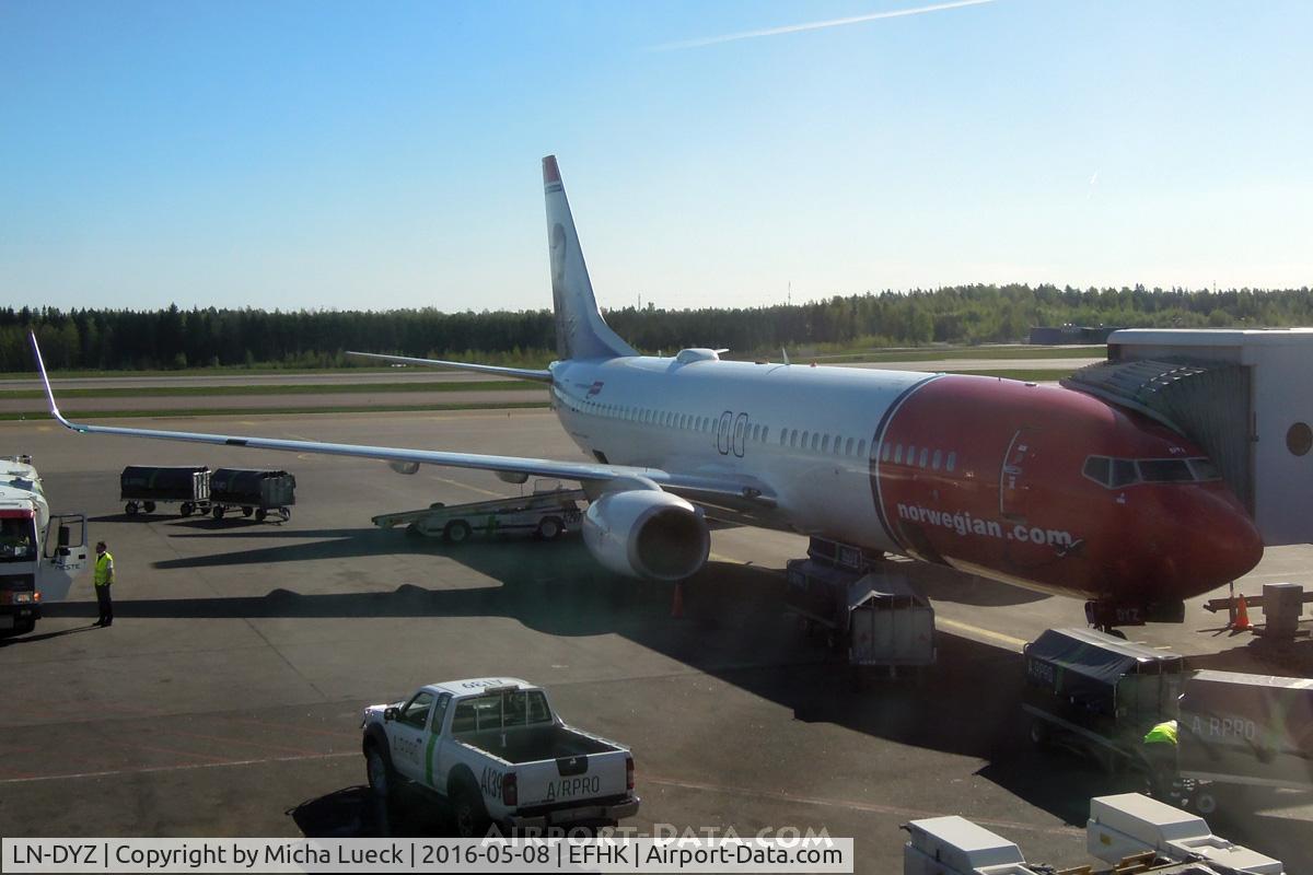 LN-DYZ, 2012 Boeing 737-8JP C/N 39013, At Vantaa