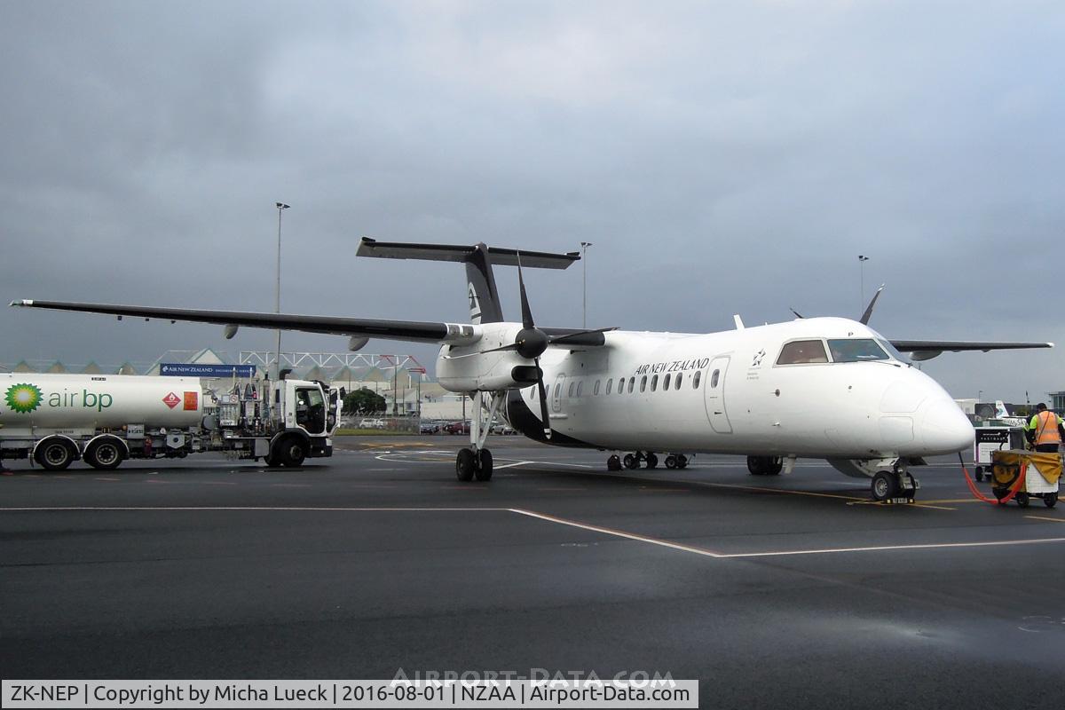 ZK-NEP, 2006 De Havilland Canada DHC-8-311Q Dash 8 C/N 634, A gloomy day in AKL