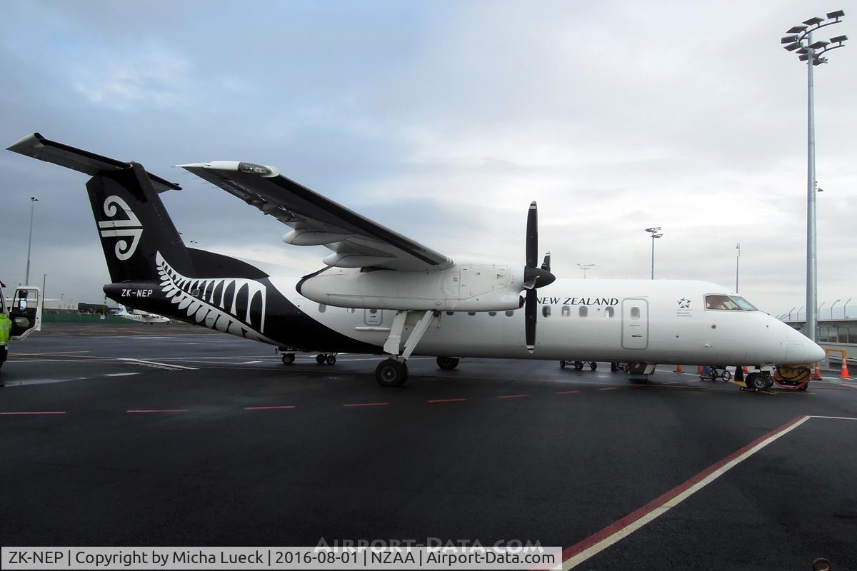 ZK-NEP, 2006 De Havilland Canada DHC-8-311Q Dash 8 C/N 634, A gloomy day in AKL