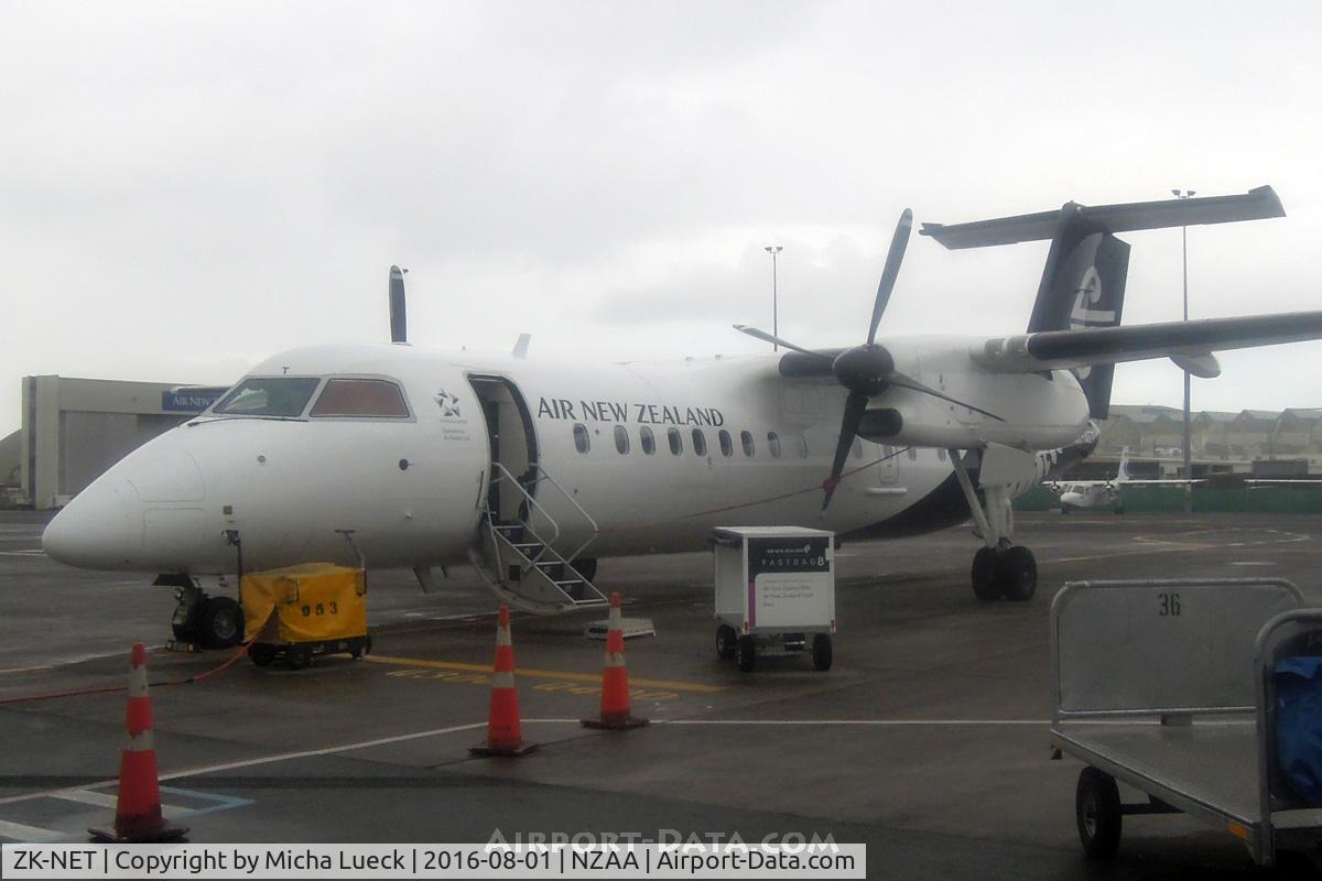 ZK-NET, 2007 De Havilland Canada DHC-8-311 Dash 8 C/N 642, A gloomy day in AKL