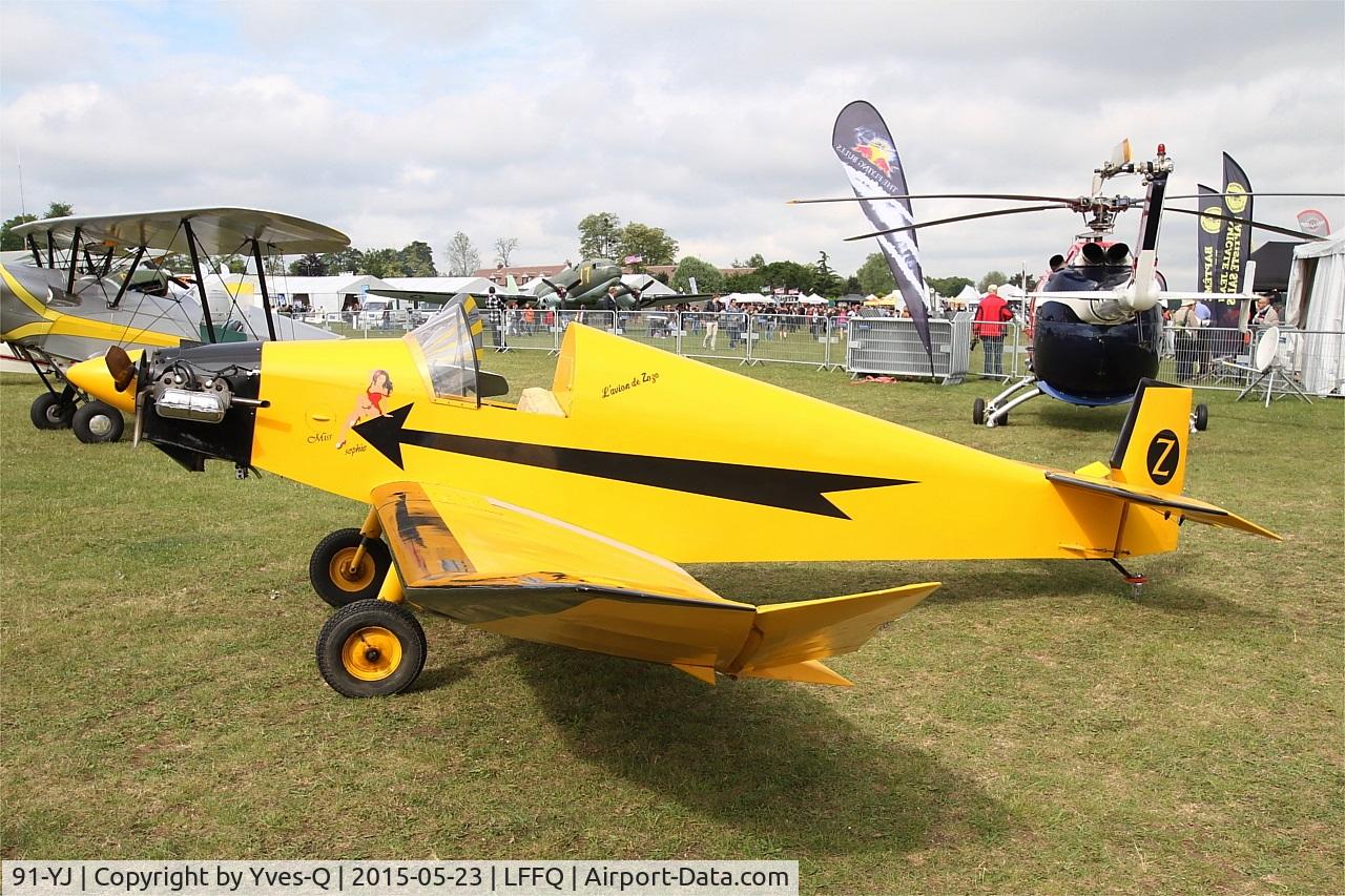 91-YJ, Jodel D-9 Bebe C/N Not found F91-YJ, Jodel D-9 Bebe, Static display, La Ferté-Alais airfield (LFFQ) Airshow 2015