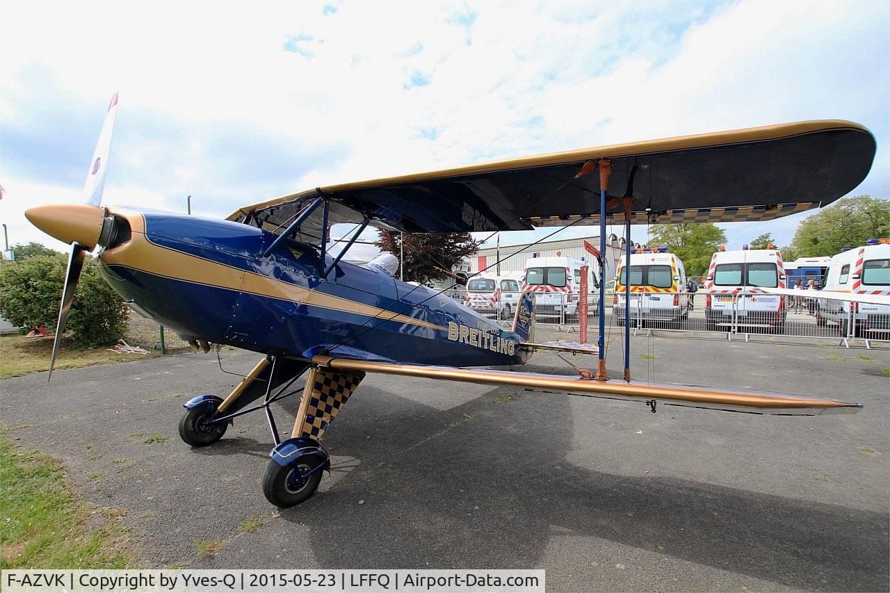 F-AZVK, 1935 Bucker Bu-131 Jungmann C/N 27, Bucker Bu-131 Jungmann, Static display, La Ferté-Alais Airfield (LFFQ) Air Show 2015