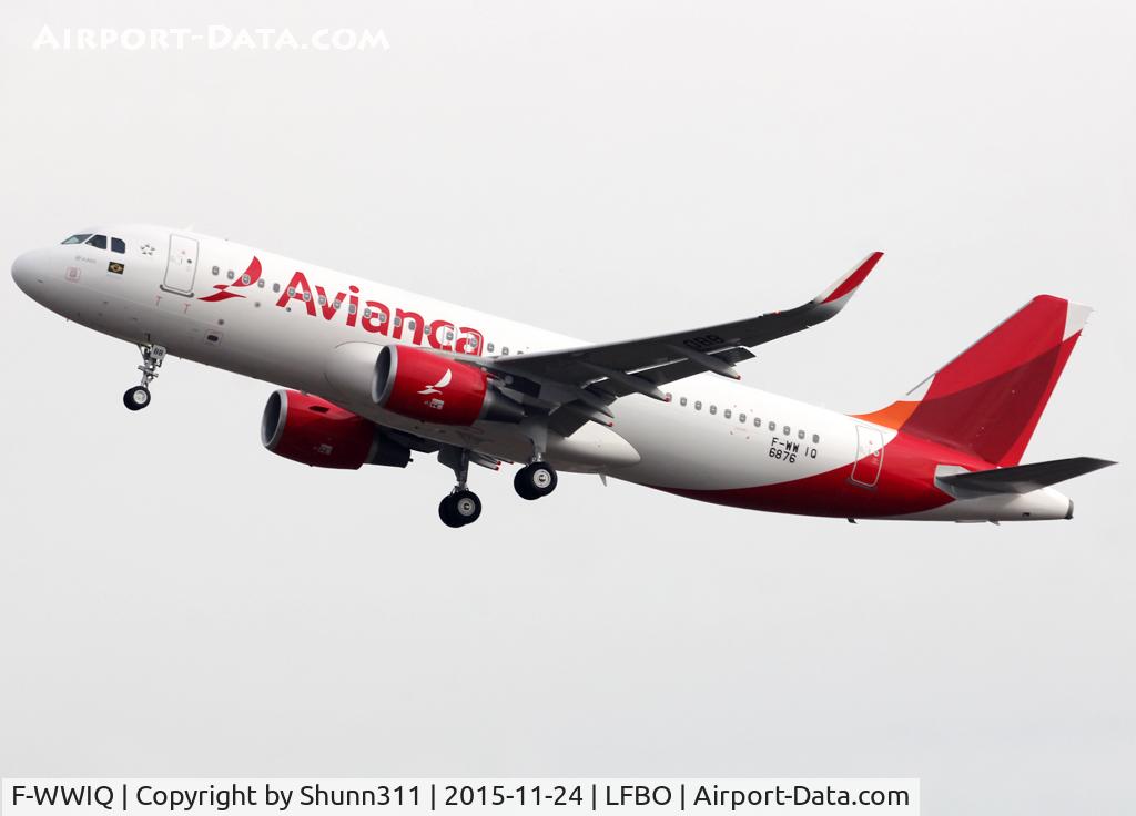 F-WWIQ, 2015 Airbus A320-214 C/N 6876, C/n 6876 - To be F-WHUM as stored... Future PR-OBB