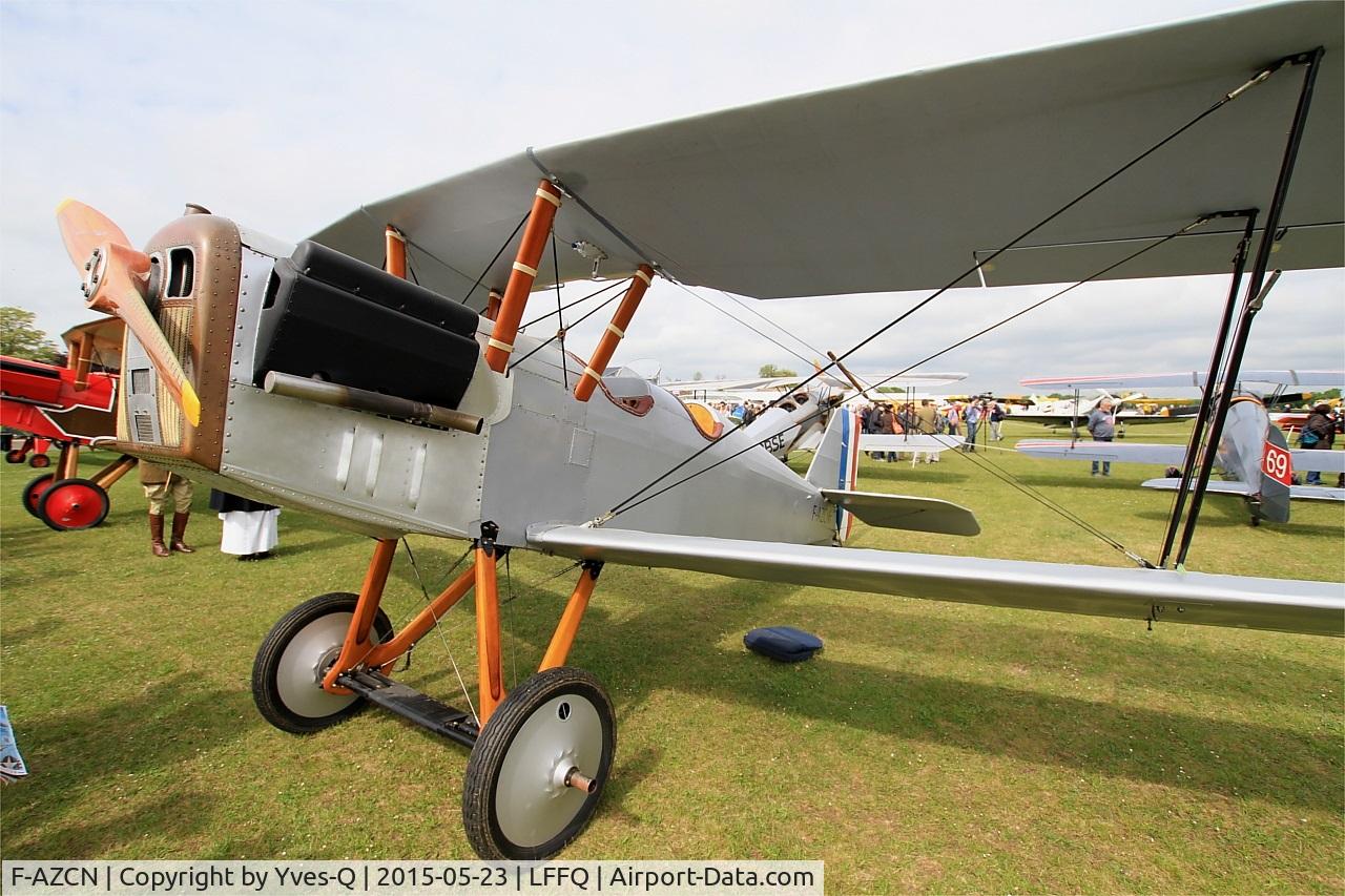 F-AZCN, Royal Aircraft Factory SE-5A Replica C/N 02, Royal Aircraft Factory SE-5A Replica, Static display, La Ferté-Alais Airfield (LFFQ) Air show 2015