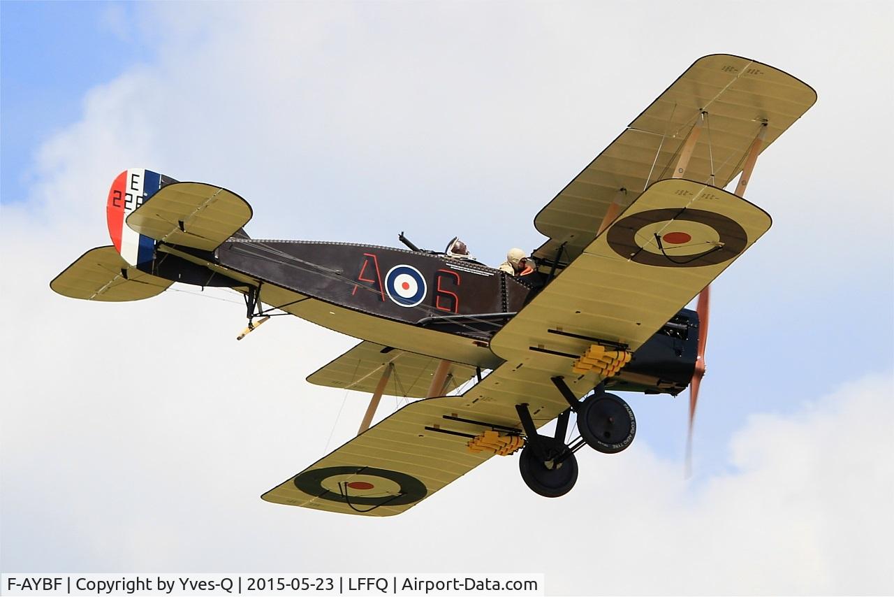 F-AYBF, Bristol F.2B Fighter C/N C794, Bristol F.2B Fighter, On display, La Ferté-Alais airfield (LFFQ) Airshow 2015