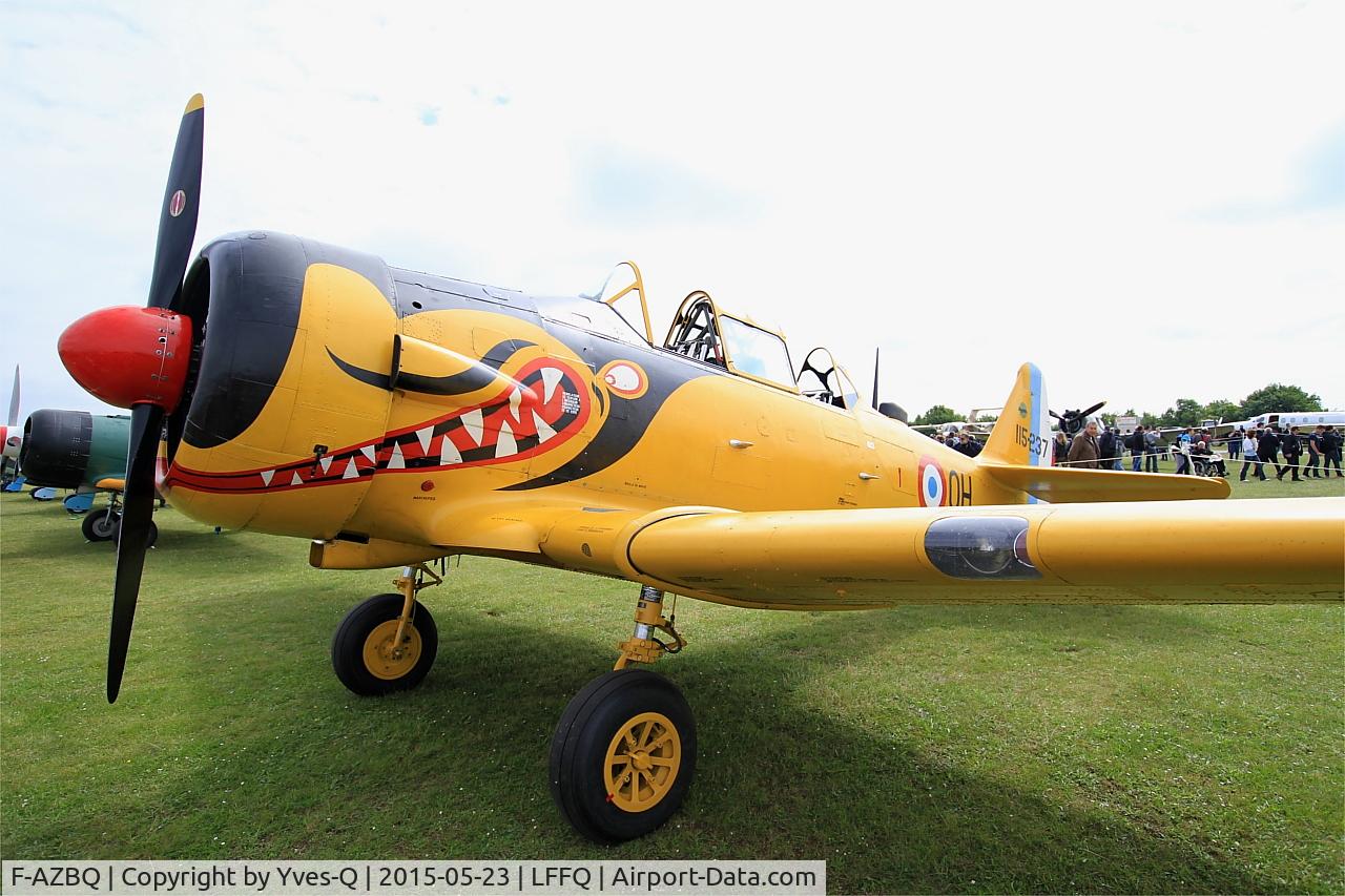 F-AZBQ, North American T-6G Texan C/N 182-535, North American T-6G Texan, Static display, La Ferté-Alais Airfield (LFFQ) Air show 2015