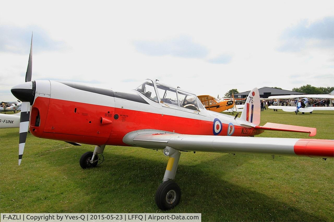 F-AZLI, 1953 De Havilland DHC-1 Chipmunk T.10 C/N C1/0915, De Havilland DHC-1 Chipmunk T.10, Static display, La Ferté-Alais Airfield (LFFQ) Air Show 2015
