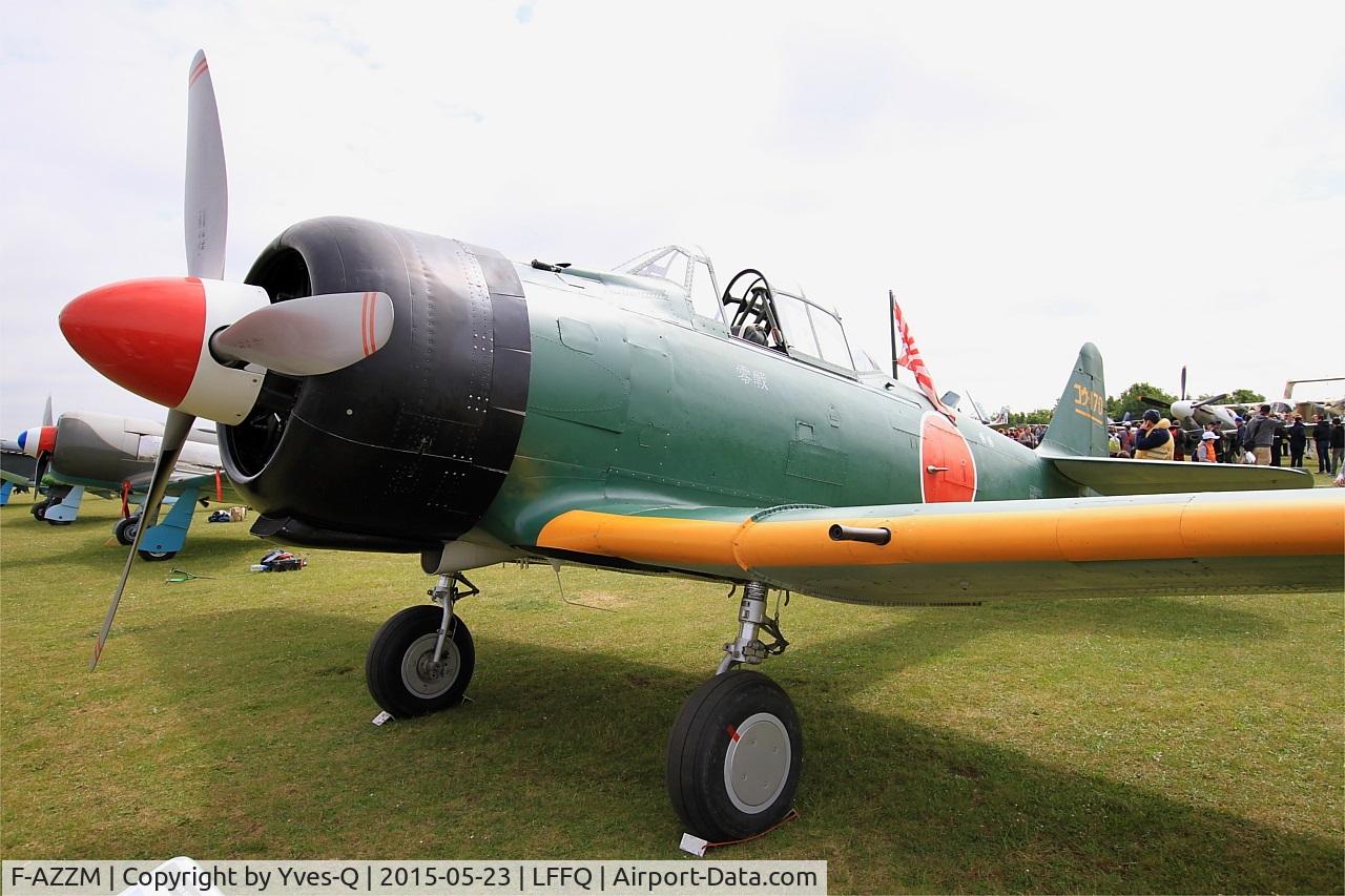F-AZZM, 2000 North American AT-6B Texan C/N SA-32, North American AT-6B Texan, Static display, La Ferté-Alais airfield (LFFQ) Air show 2015