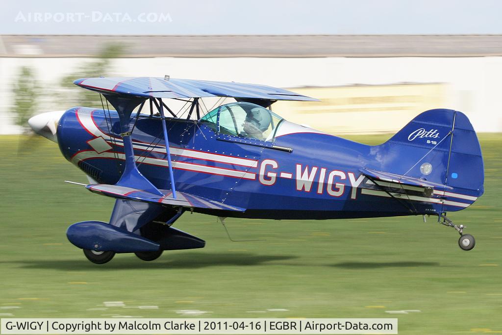 G-WIGY, 1991 Pitts S-1S Special C/N 7-0115, Pitts S-1S at Breighton Airfield, April 16th 2011.