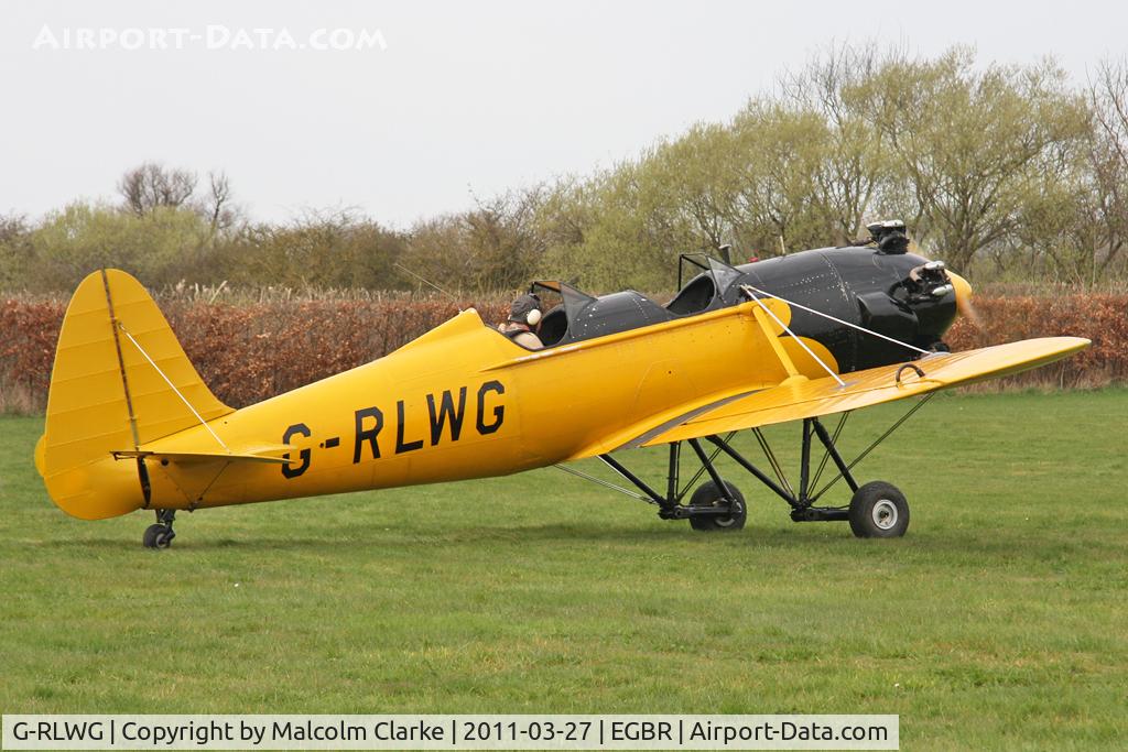 G-RLWG, 1942 Ryan PT-22 Recruit (ST3KR) C/N 1716, Ryan PT-22 Recruit (ST3KR) at Breighton Airfield in March 2011.