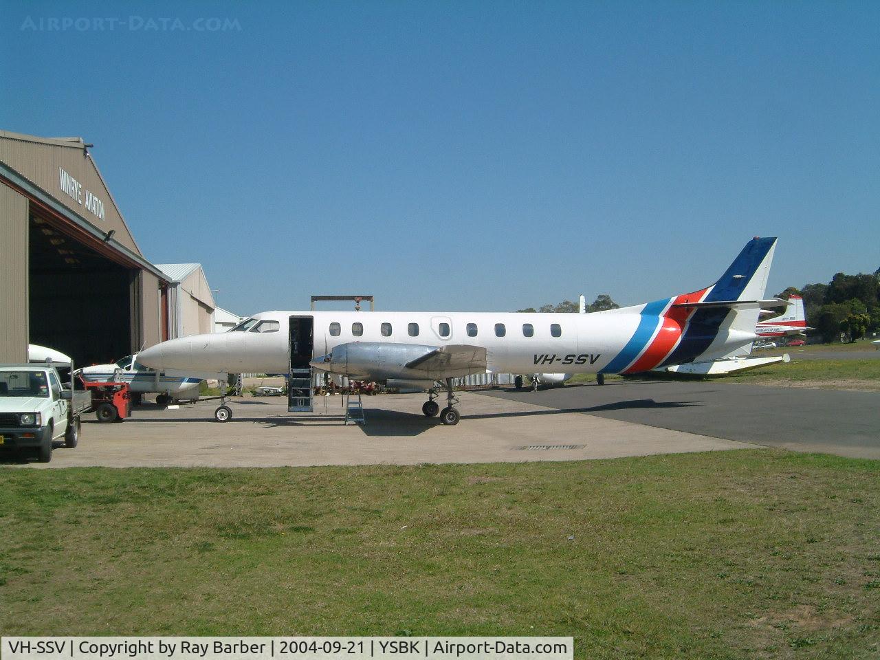 VH-SSV, 1980 Swearingen SA-226TC Metro II C/N TC-383, Swearingen SA.226TC Metro II [TC-383] Sydney-Bankstown~VH 21/09/2004