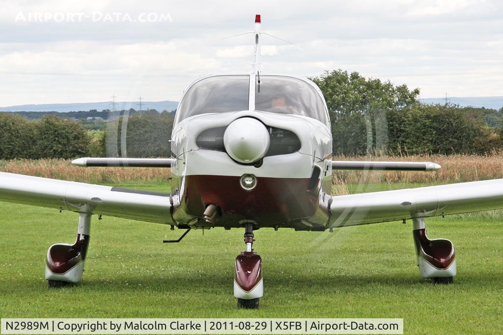 N2989M, 1977 Piper PA-32-300 Cherokee Six Cherokee Six C/N 32-7840062, Piper PA-32-300 Cherokee at Fishburn Airfield, August 29th 2011.
