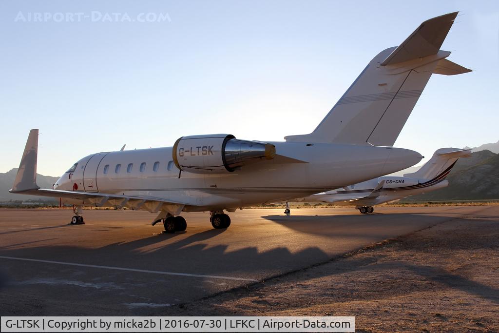 G-LTSK, 2011 Bombardier Challenger 605 (CL-600-2B16) C/N 5872, Parked