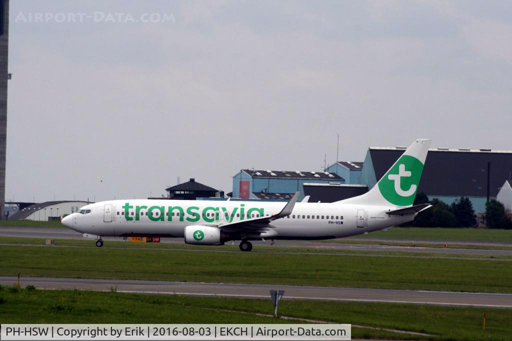 PH-HSW, 2009 Boeing 737-8K2 C/N 37160, PH-HSW on the taxiway after landing rw 22L