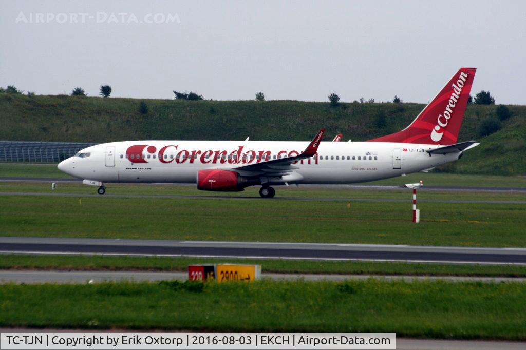 TC-TJN, 2000 Boeing 737-85P C/N 28535, TC-TJN on the taxieay after landing rw 22L