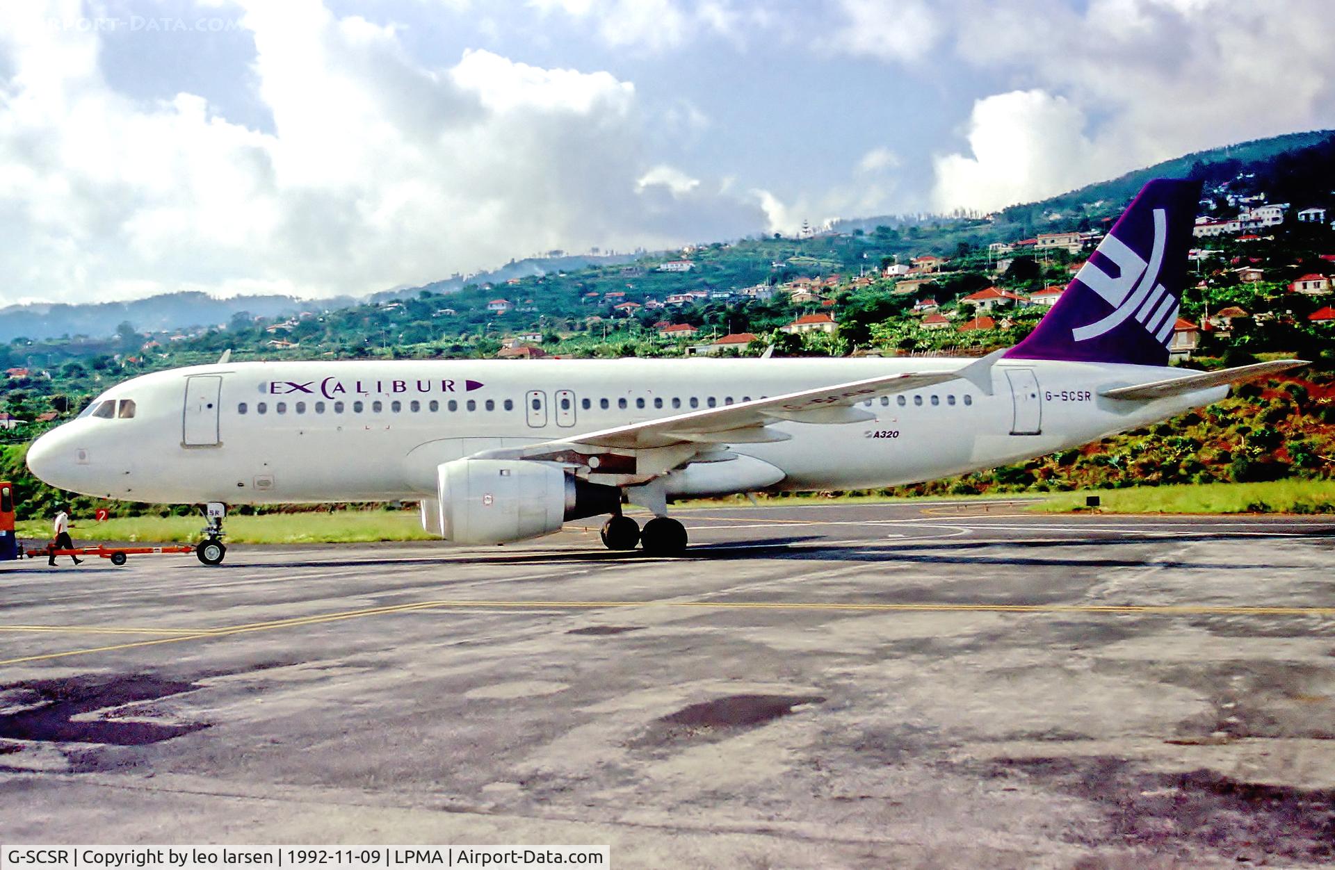 G-SCSR, 1992 Airbus A320-212 C/N 299, Funchal 9.11.92
