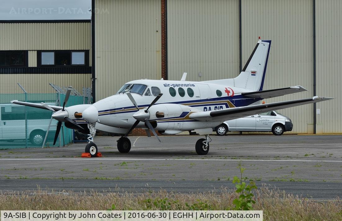9A-SIB, 1981 Beech C90 King Air C/N LJ-993, Visitor at Signatures