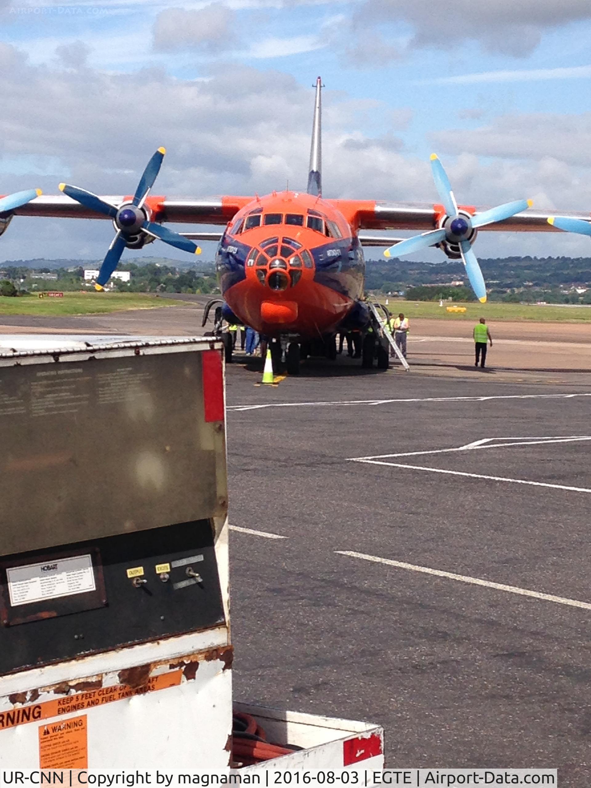 UR-CNN, 1967 Antonov An-12BK C/N 7345004, nice visitor today