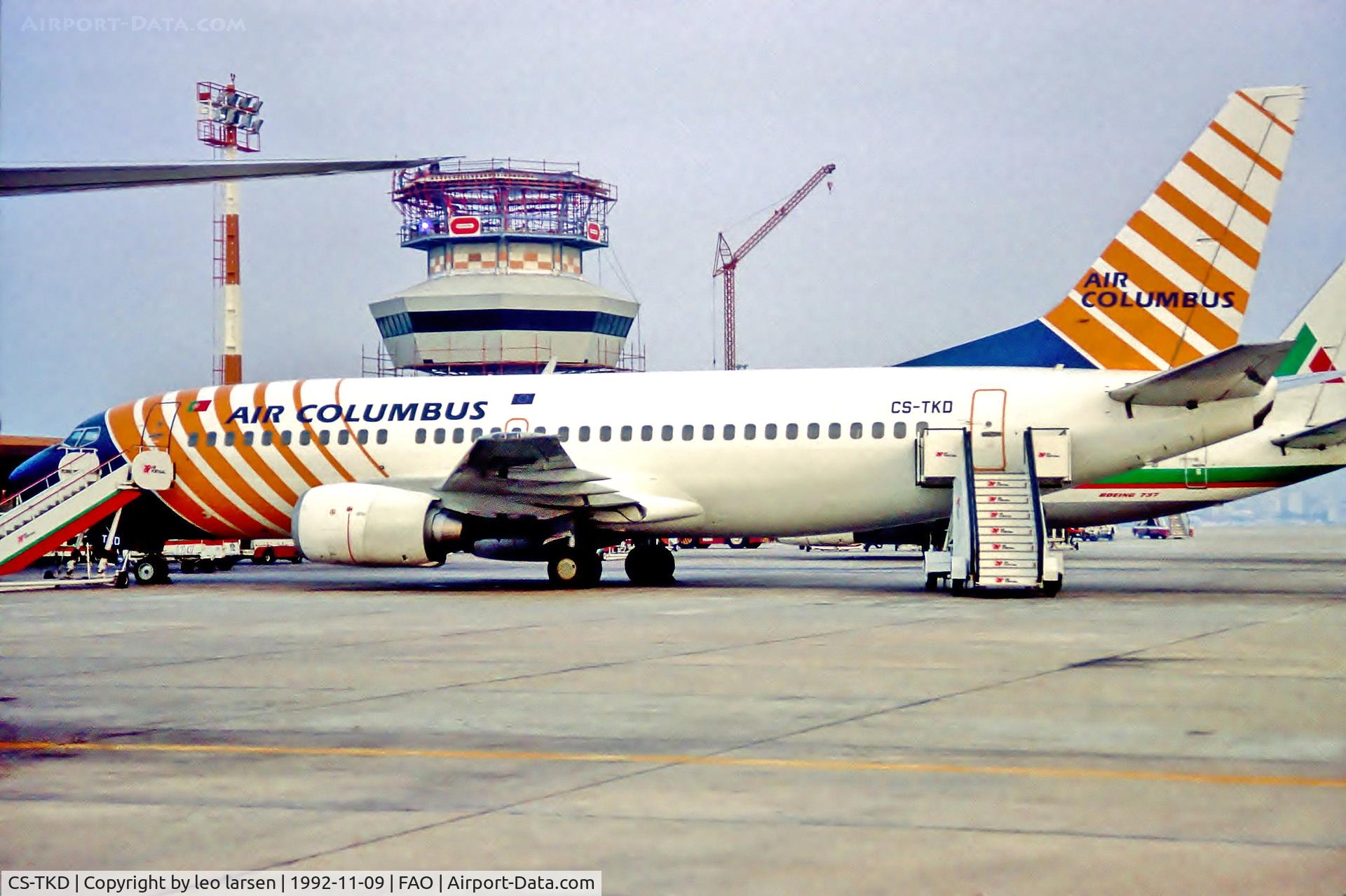 CS-TKD, 1987 Boeing 737-33A C/N 23827, Faro 9.11.92