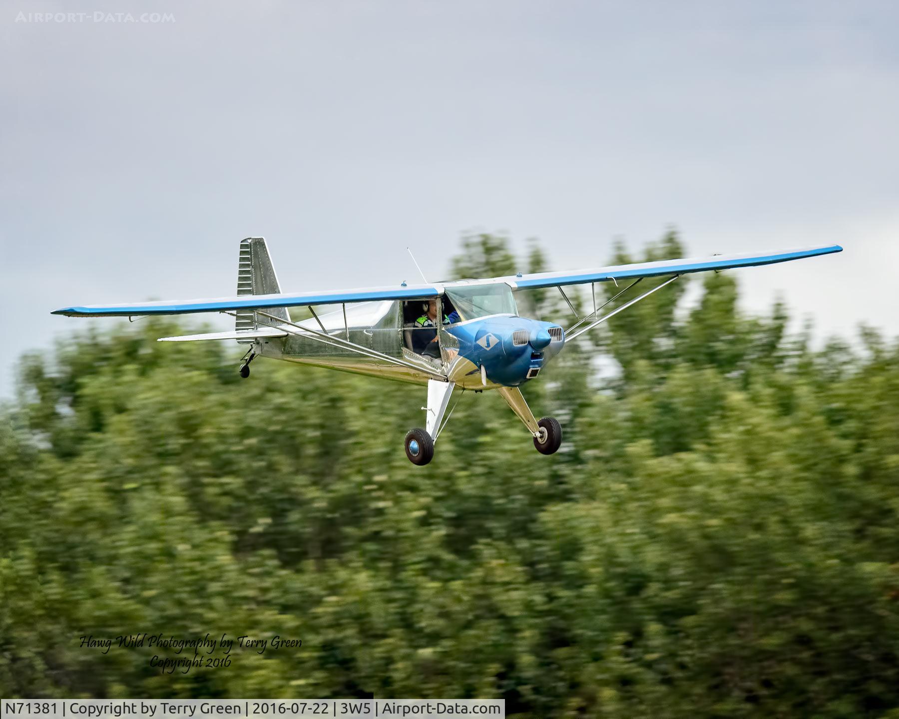 N71381, Luscombe 8A C/N 2808, 2016 North Cascades Vintage Aircraft Museum Fly-In
