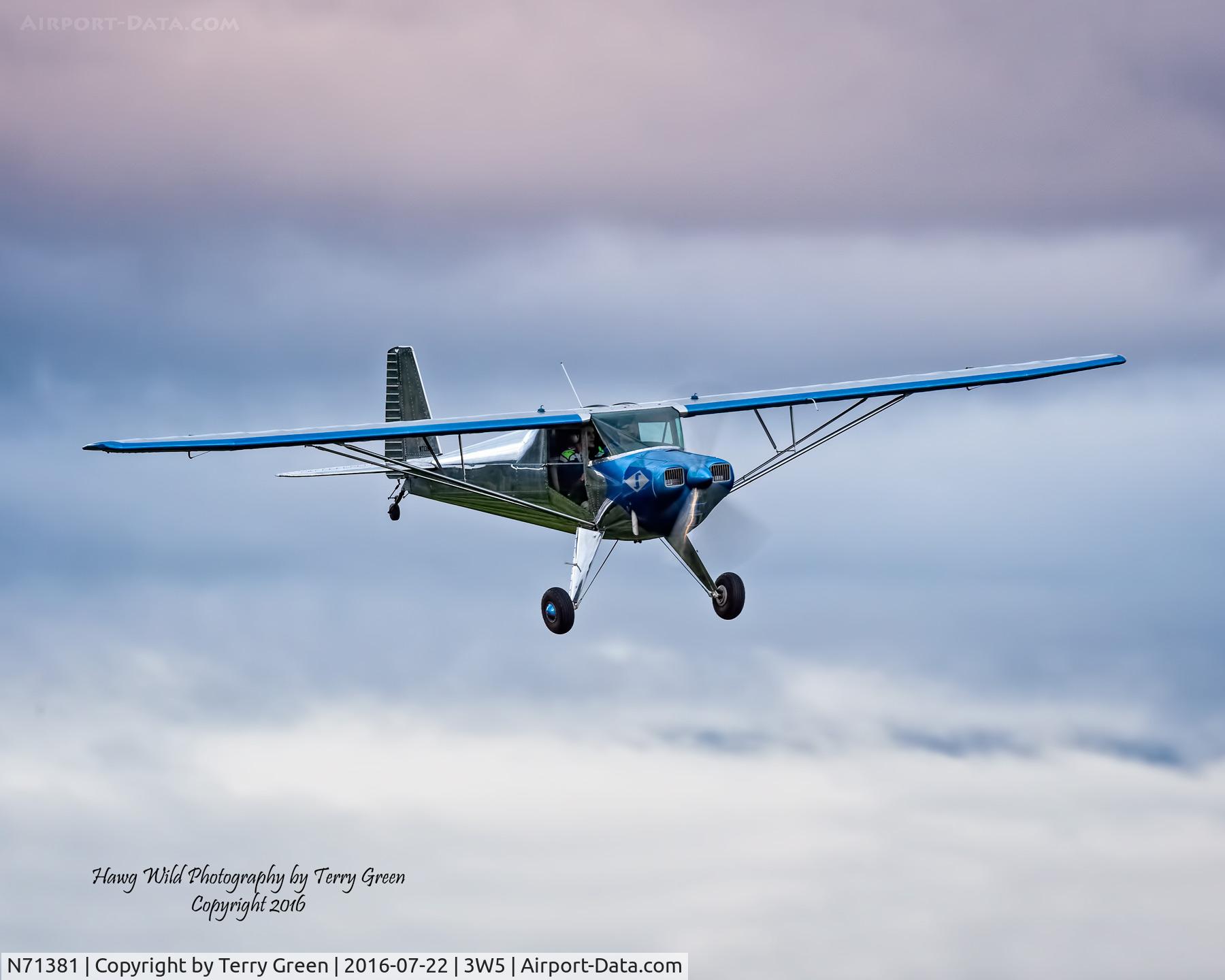 N71381, Luscombe 8A C/N 2808, 2016 North Cascades Vintage Aircraft Museum Fly-In