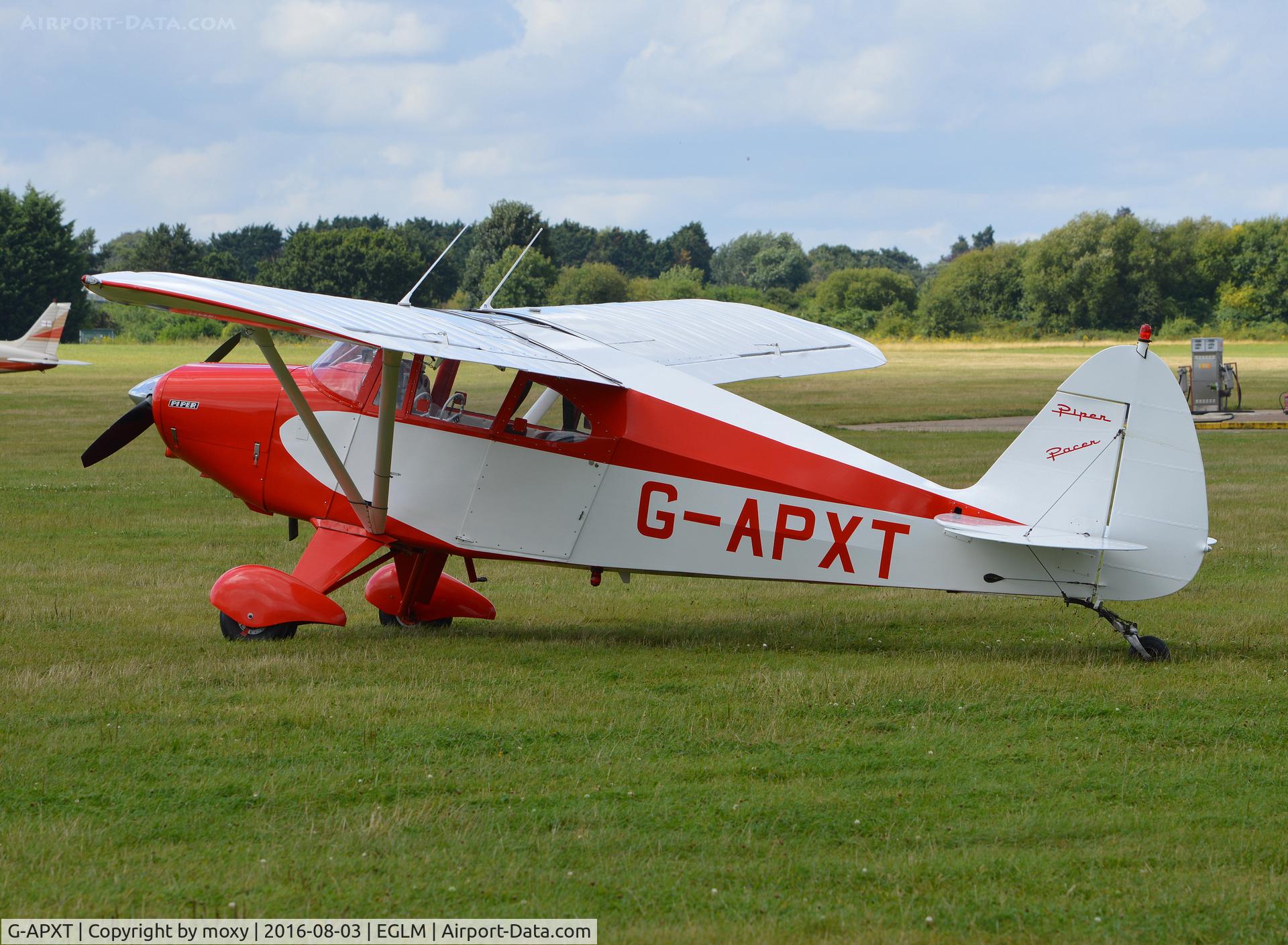 G-APXT, 1956 Piper PA-22-150 Caribbean C/N 22-3854, Piper PA-22-150 (Modified) Pacer at White Waltham. Ex N4545A